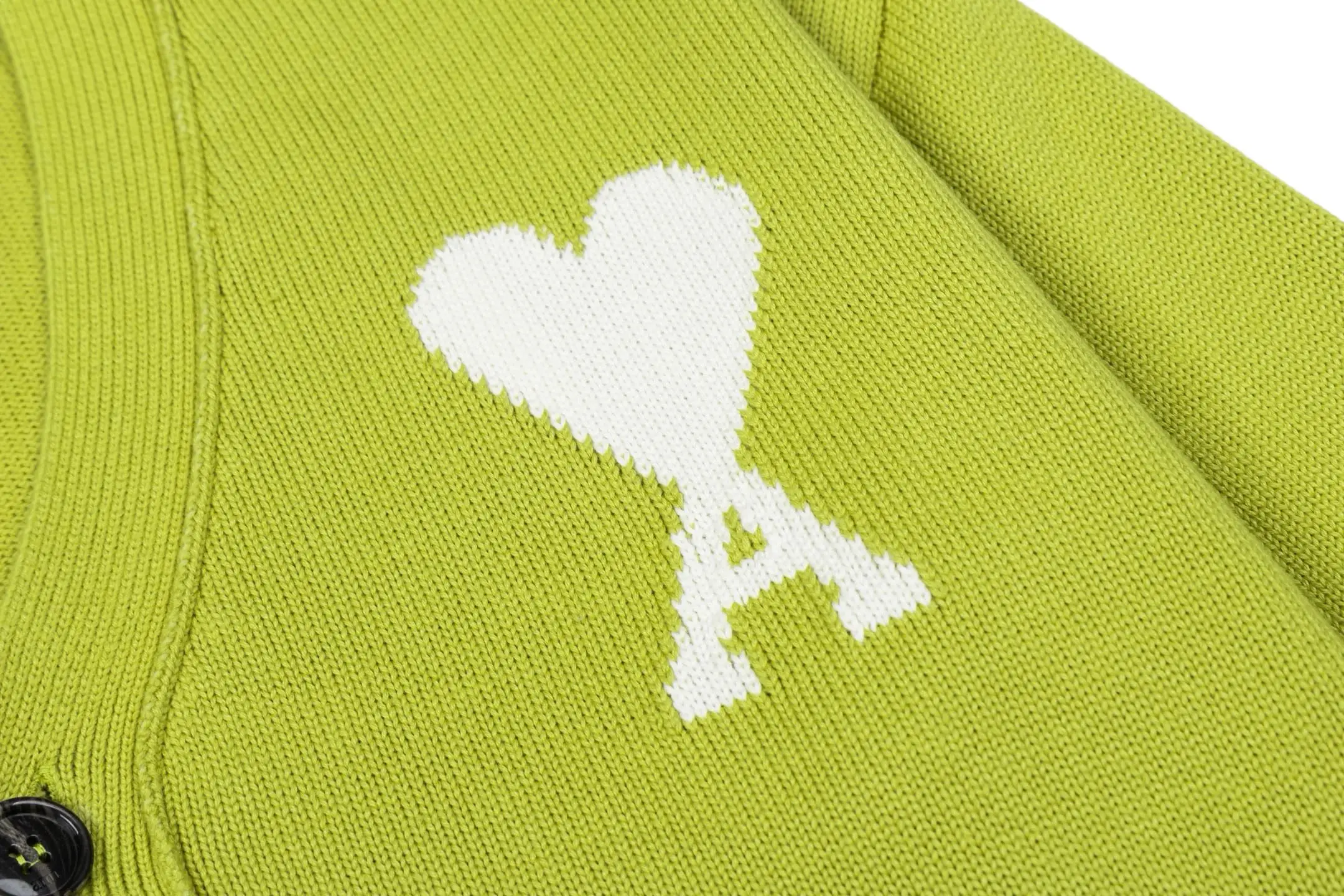 Ami de Coeur Intarsia Wool Cardigan D33021129 — view 5