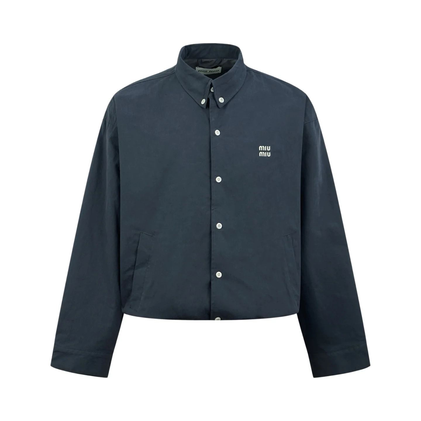 Logo-Embroidered Poplin Blouson Jacket D33021237