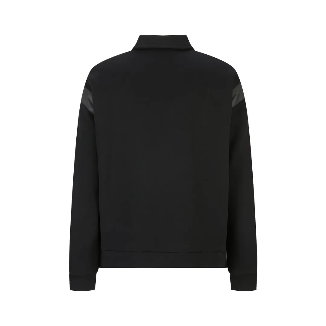 Nylon-Trimmed Mercerized Cotton Zip-Up Jacket D33021080 — view 2