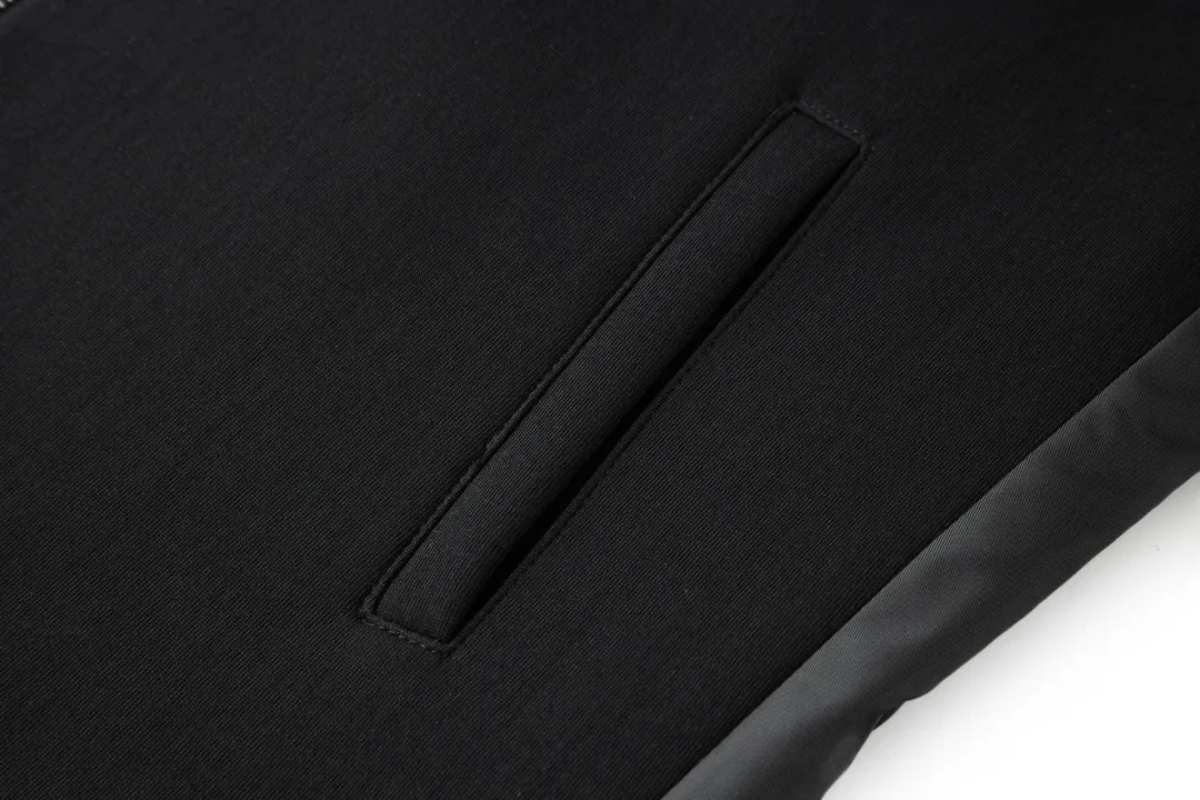 Nylon-Trimmed Mercerized Cotton Zip-Up Jacket D33021080 — view 6