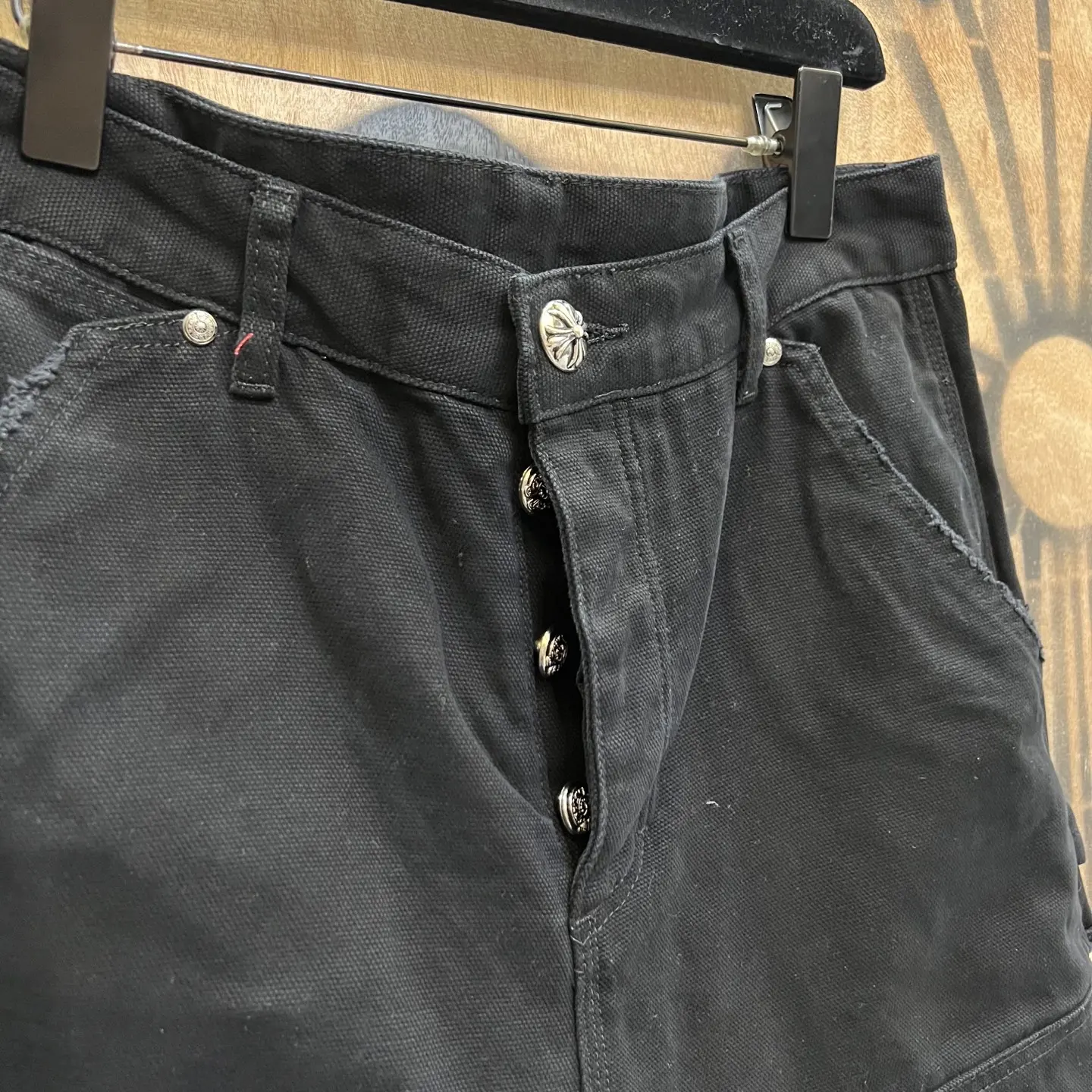 Cross-Patch Remake Denim Shorts D33014158 — view 4