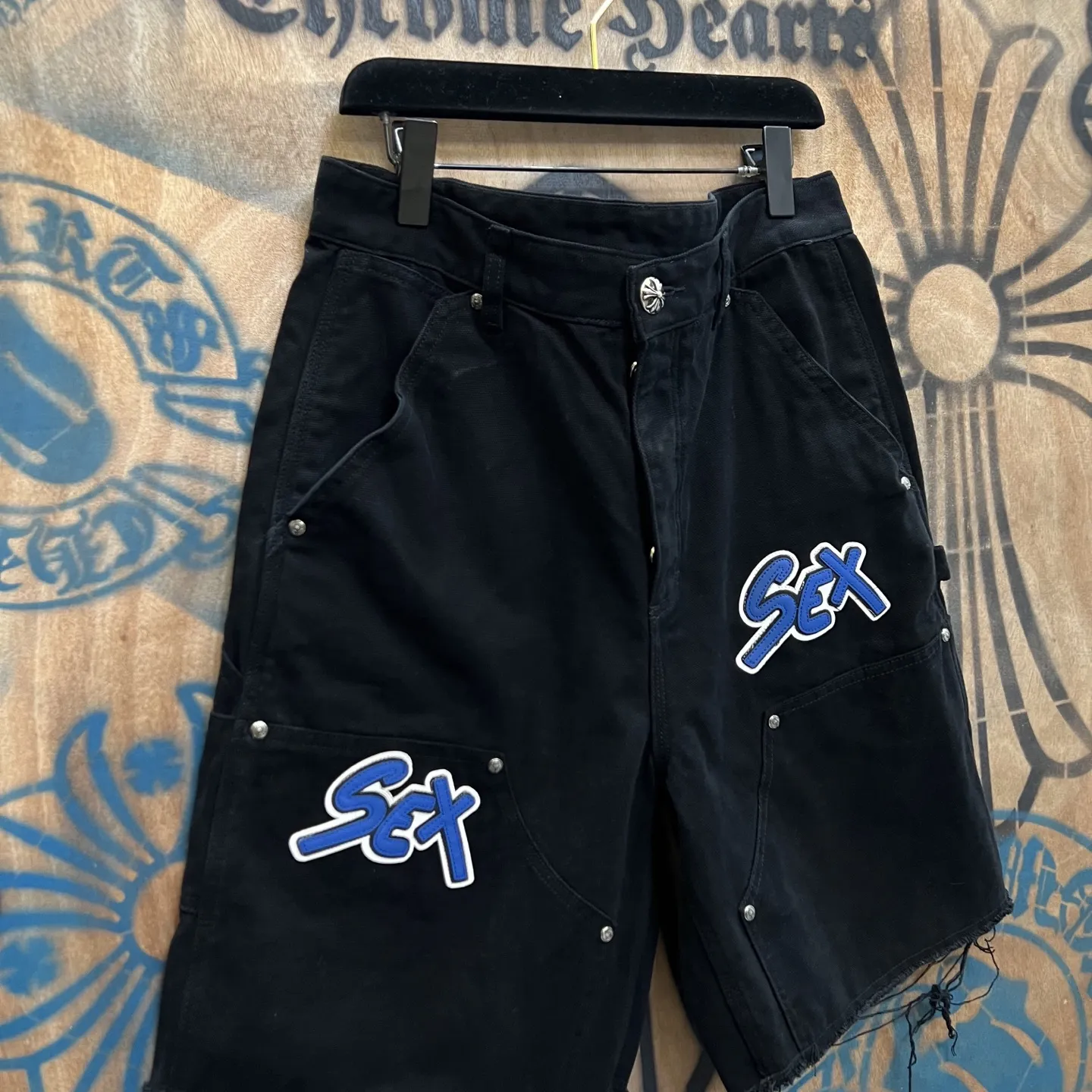 Chrome Hearts Remake Denim Carpenter Shorts D33014152 — view 3