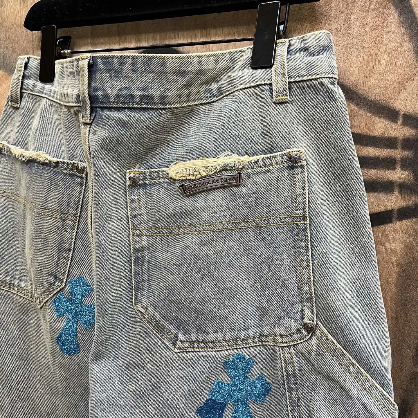 Chrome Hearts Remake Denim Shorts D33014145 — view 6
