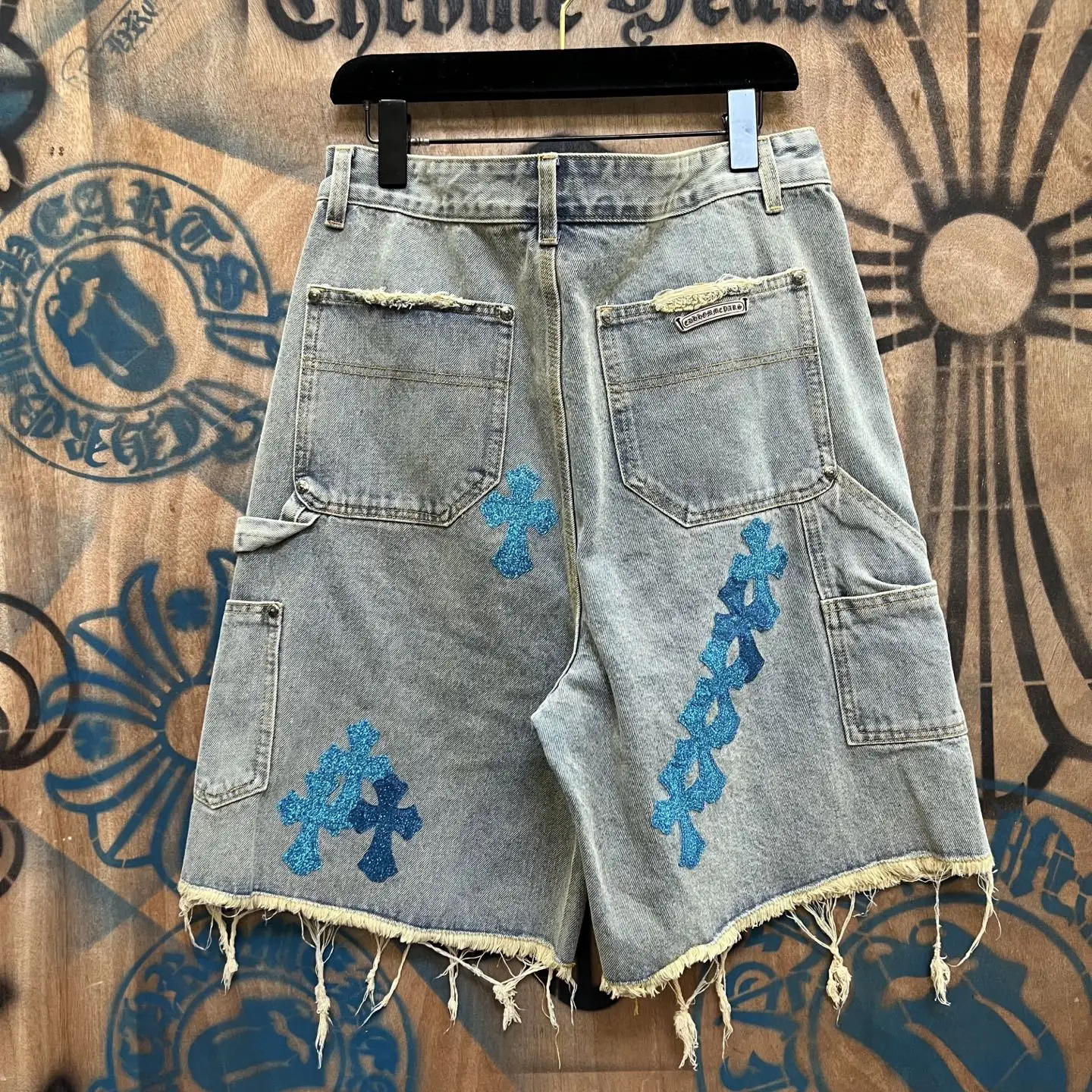 Chrome Hearts Remake Denim Shorts D33014145 — view 8