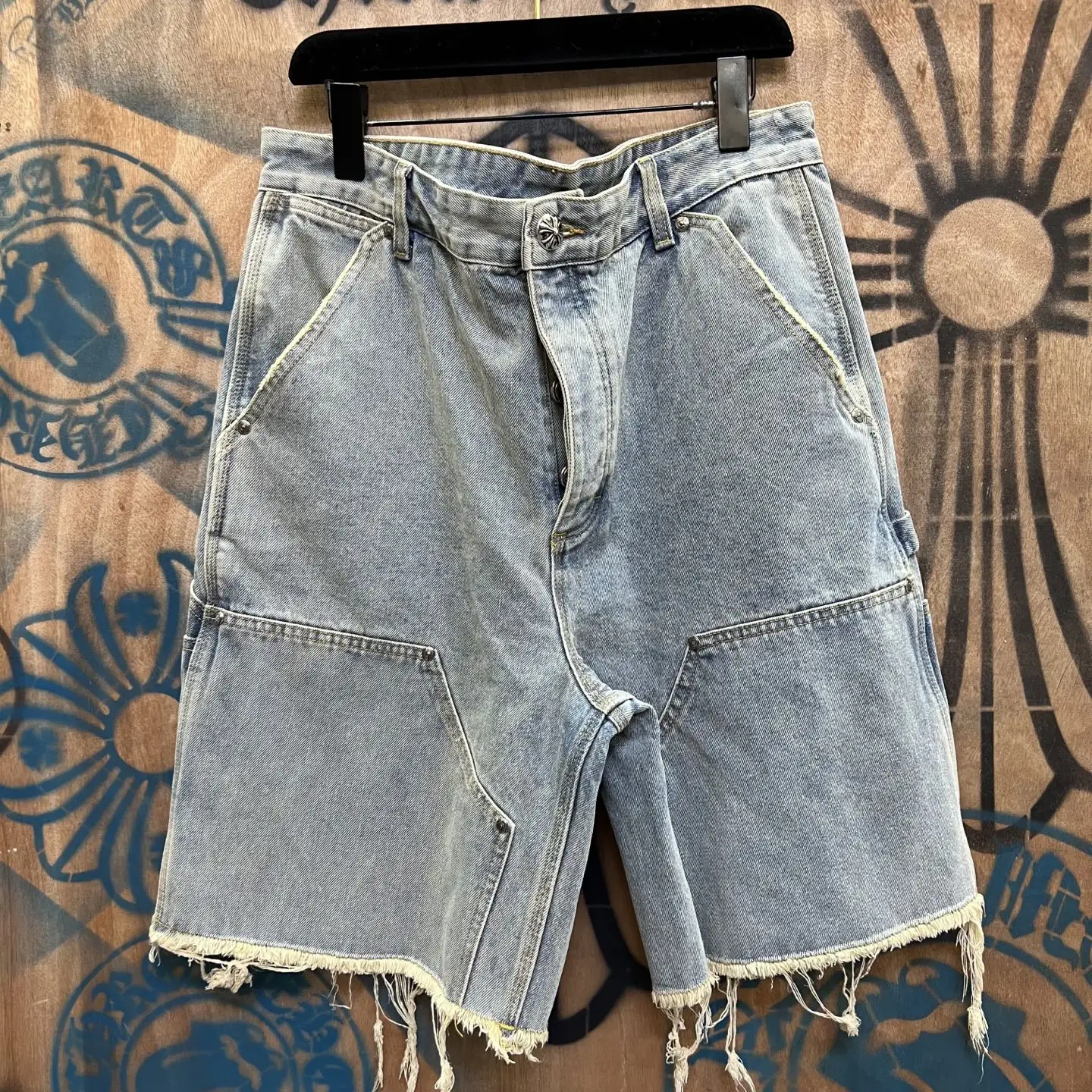 Remade Vintage Denim Carpenter Shorts D33014150
