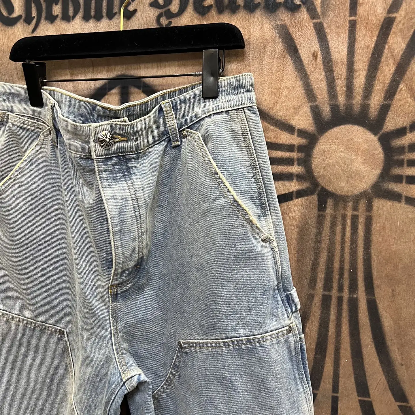 Remade Vintage Denim Carpenter Shorts D33014150 — view 3