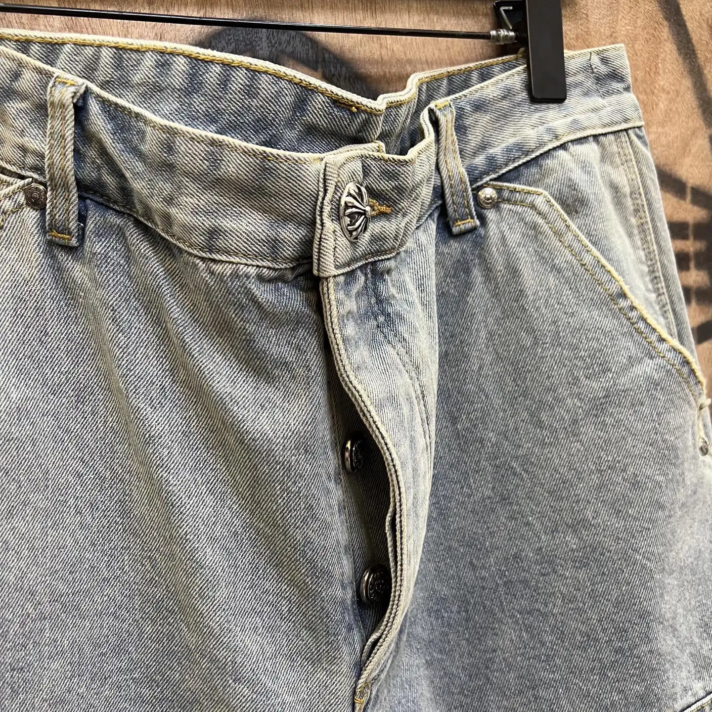 Remade Vintage Denim Carpenter Shorts D33014150 — view 5