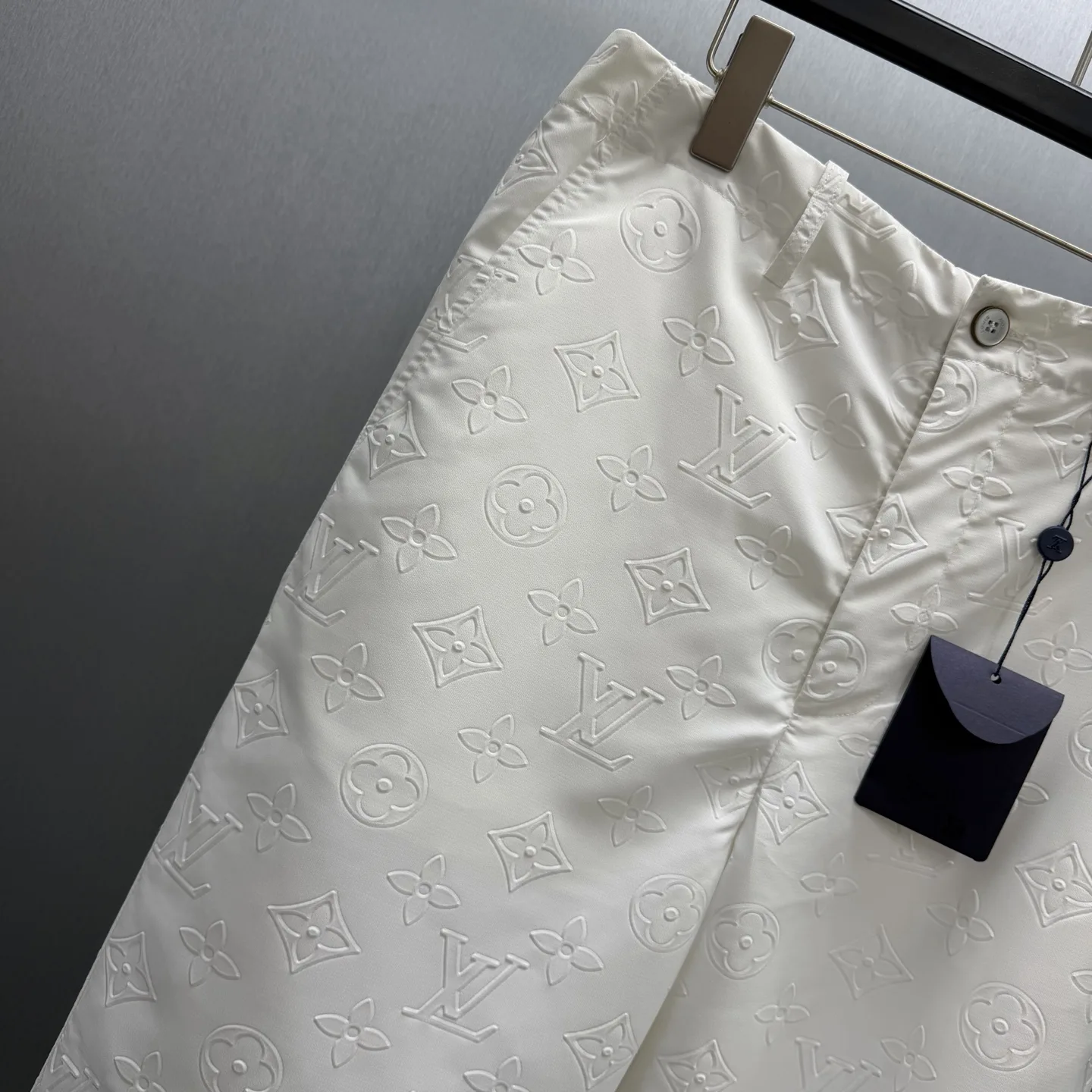 Macro Monogram Embossed Cotton Trousers D33014160 — view 2