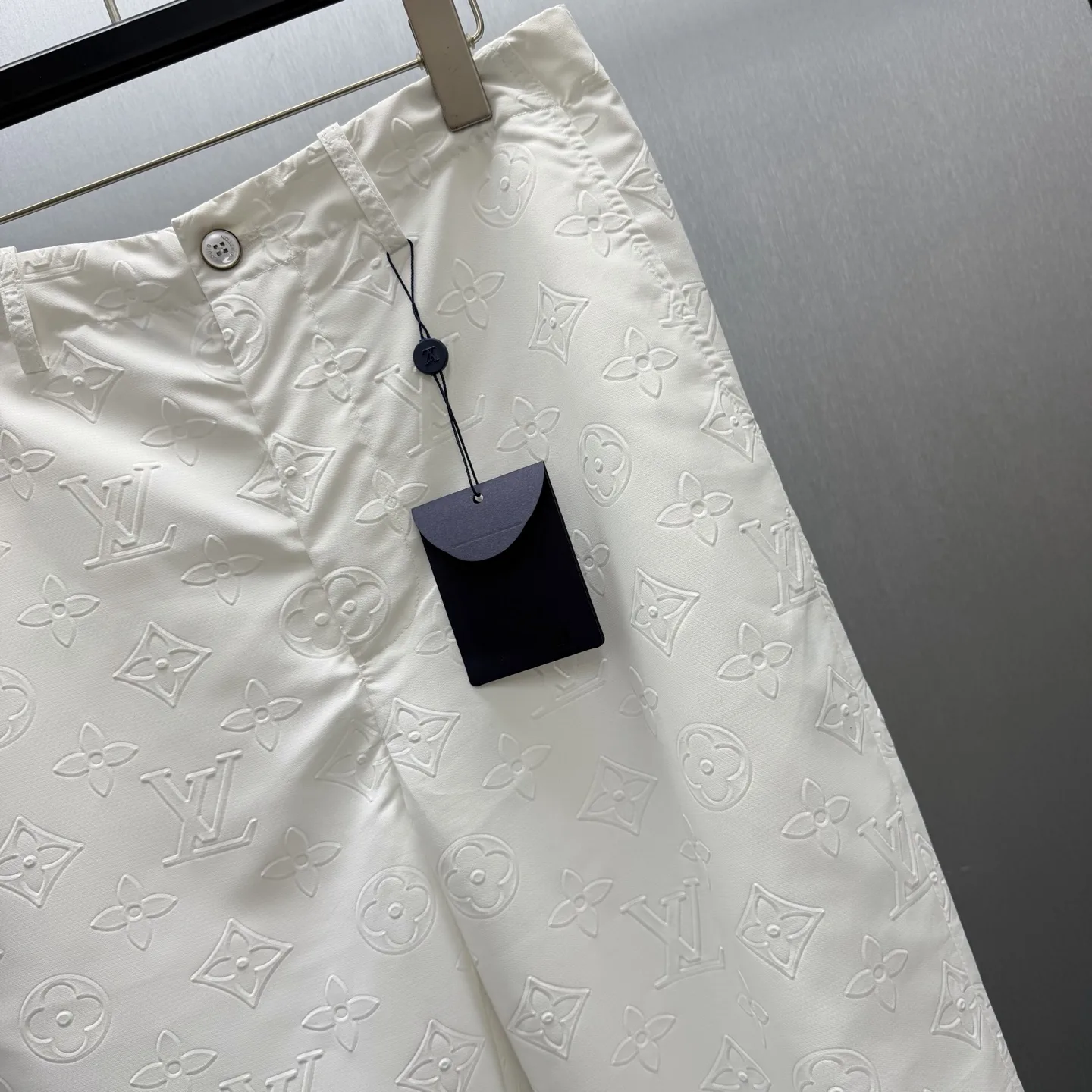 Macro Monogram Embossed Cotton Trousers D33014160 — view 3