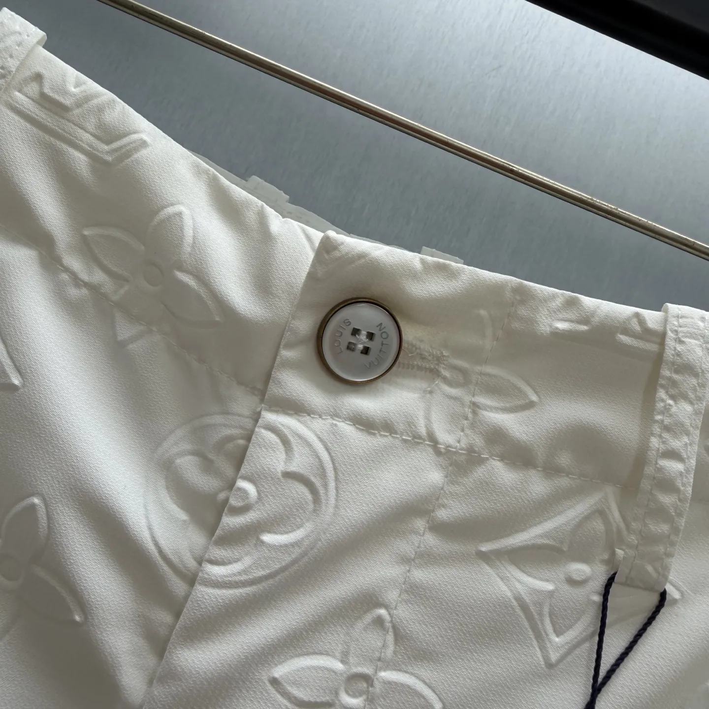 Macro Monogram Embossed Cotton Trousers D33014160 — view 5