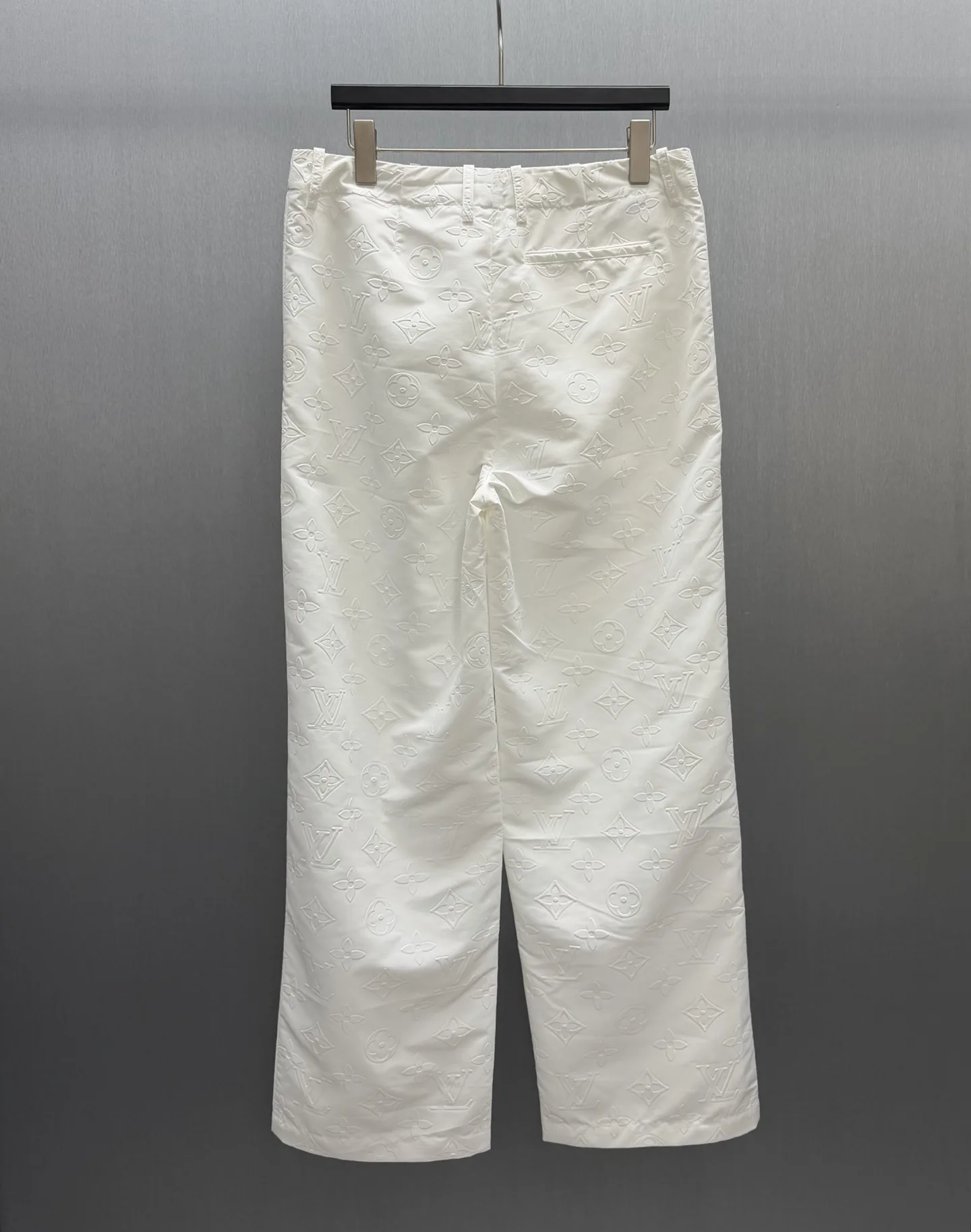 Macro Monogram Embossed Cotton Trousers D33014160 — view 6