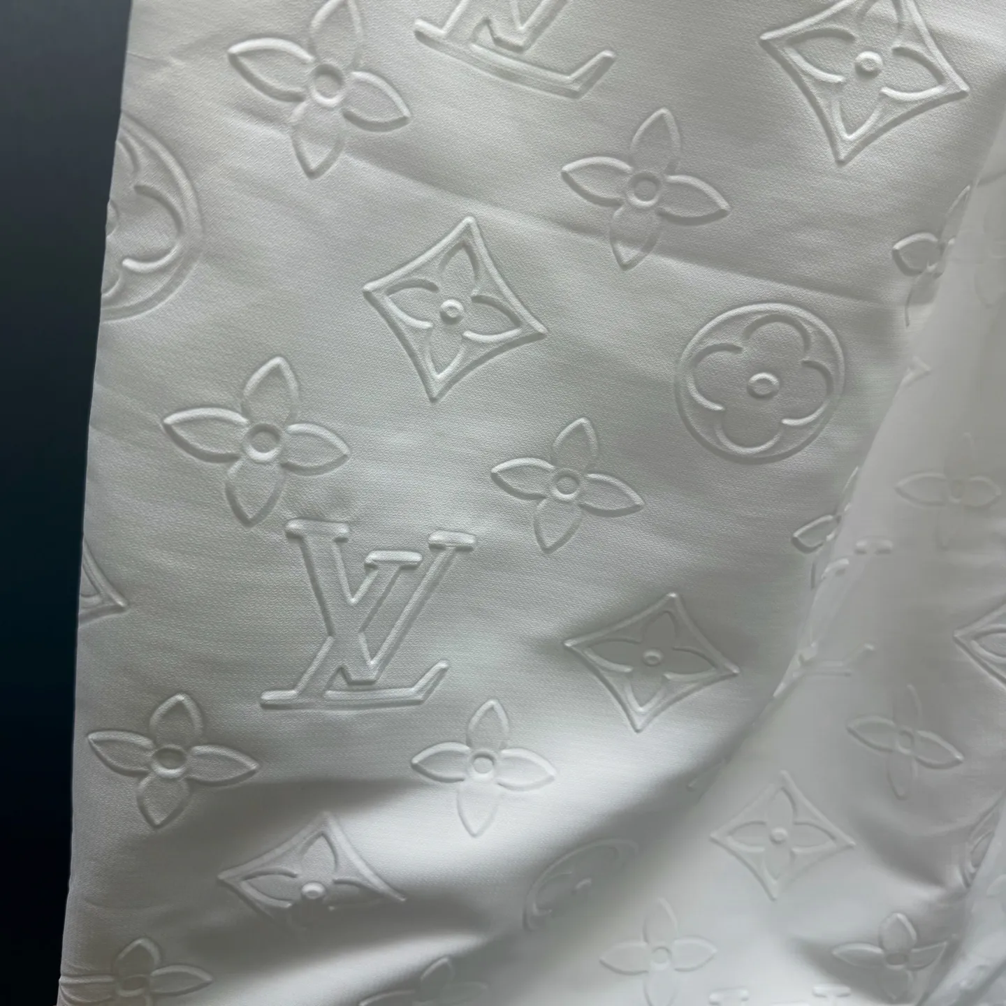 Macro Monogram Embossed Cotton Trousers D33014160 — view 7