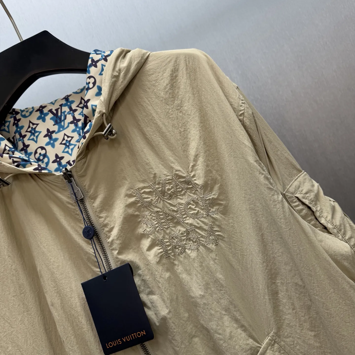 Reversible Monogram Overlap Windbreaker D33014179 — view 4