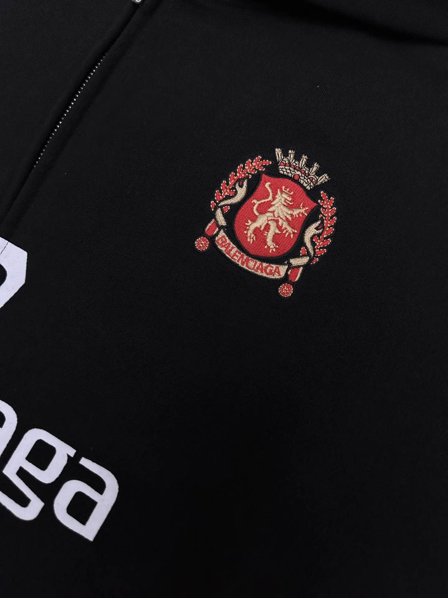 Logo-Print Oversized Zip-Up Hoodie D33519109 — view 6
