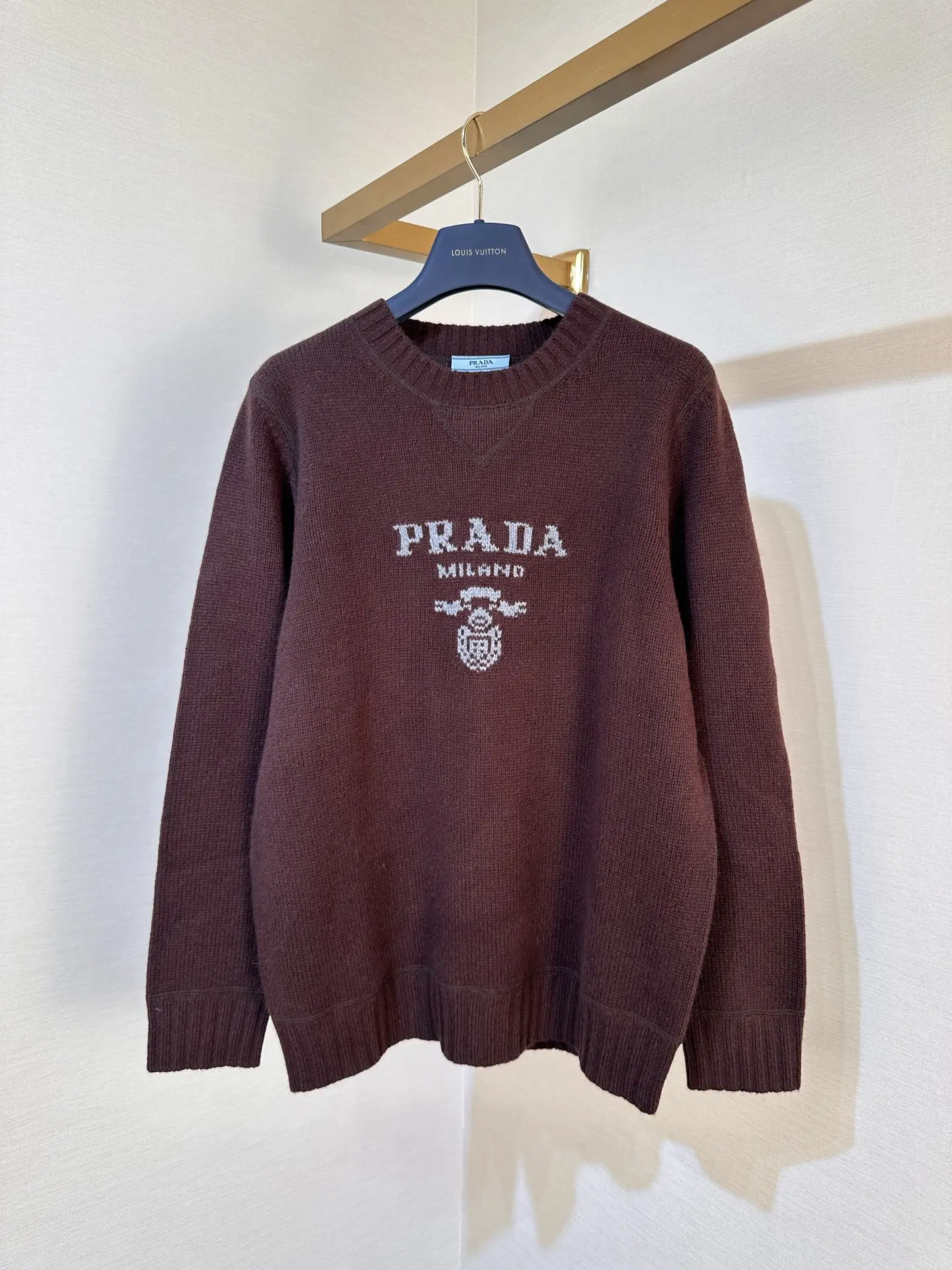 Logo-Intarsia Wool and Cashmere-Blend Sweater D33519106