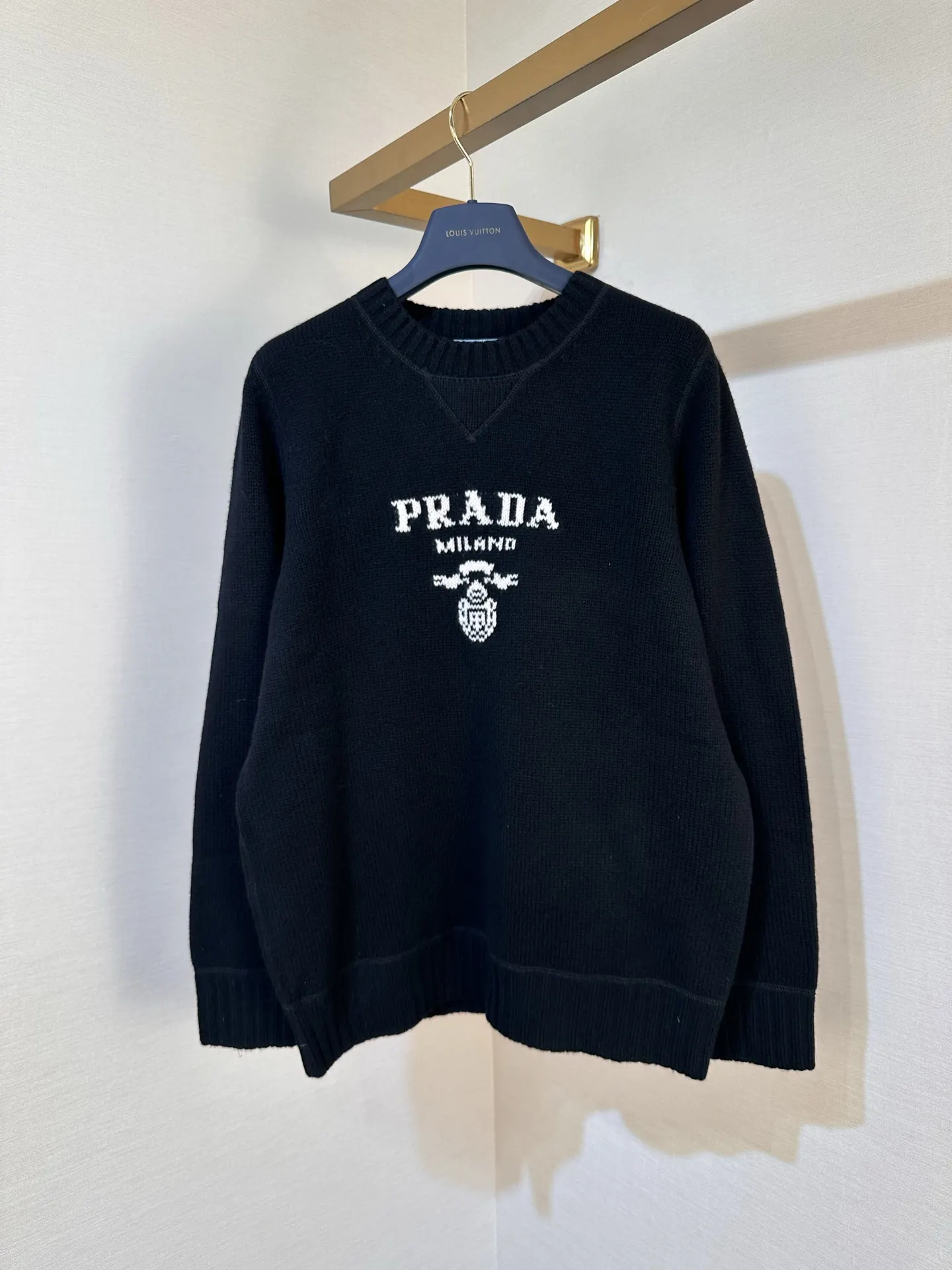 Logo Intarsia Wool and Cashmere Sweater D33519105