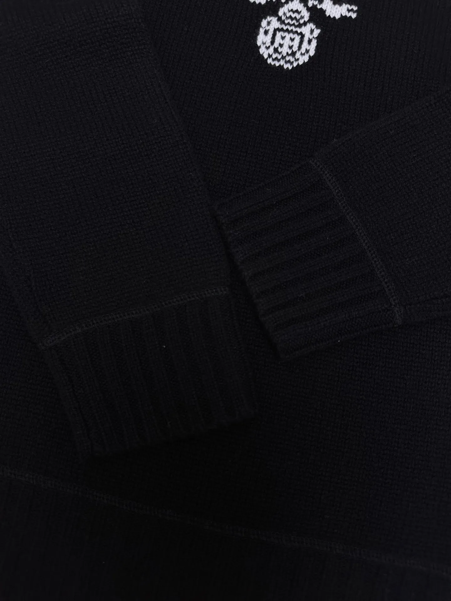 Logo Intarsia Wool and Cashmere Sweater D33519105 — view 6