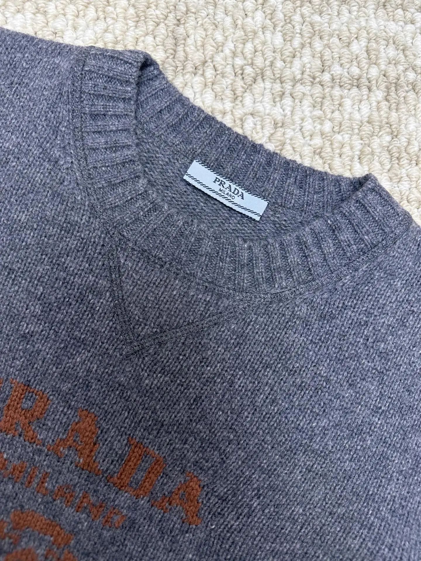 Logo-Intarsia Wool and Cashmere-Blend Sweater D33519107 — view 3