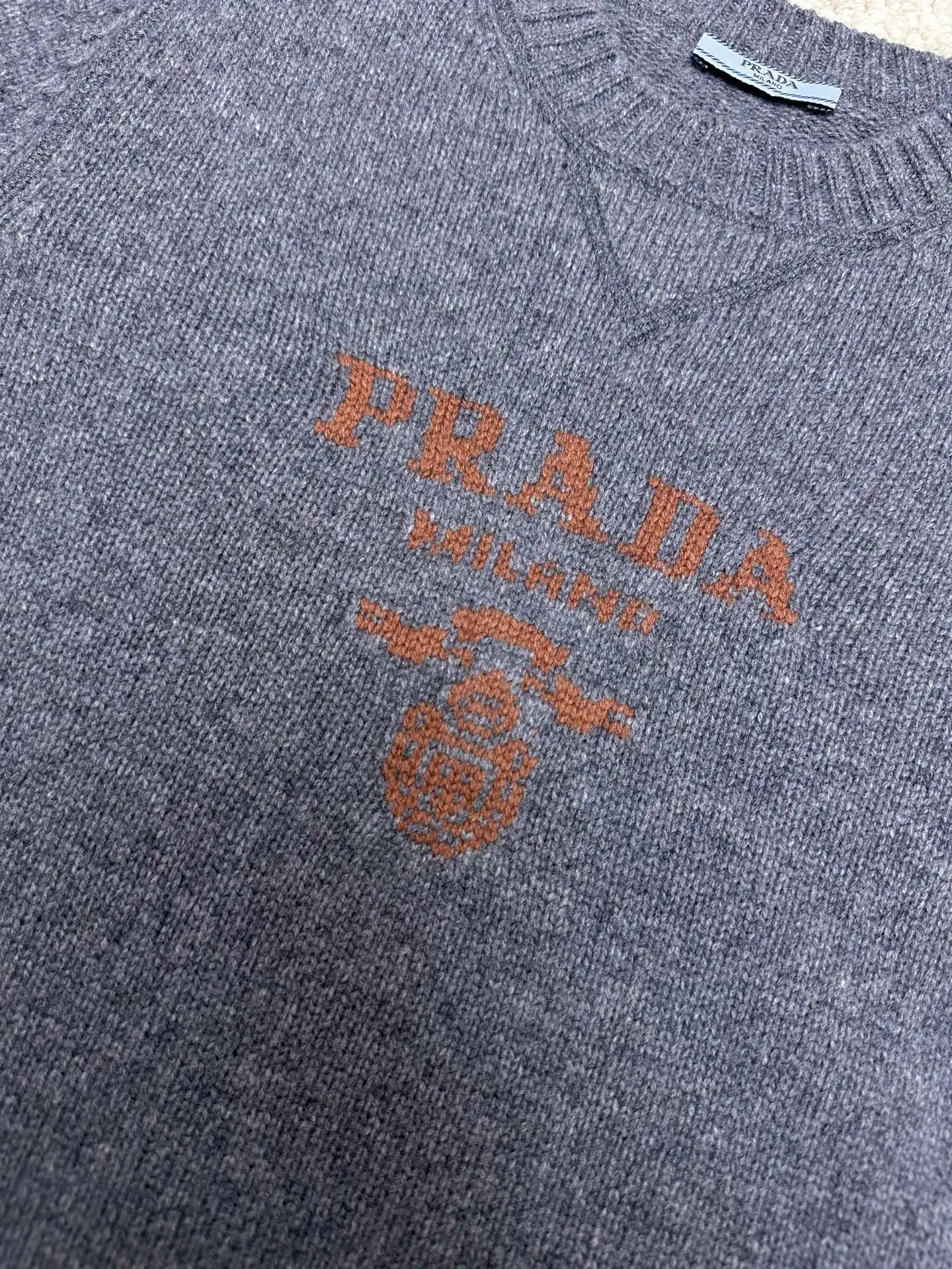 Logo-Intarsia Wool and Cashmere-Blend Sweater D33519107 — view 5