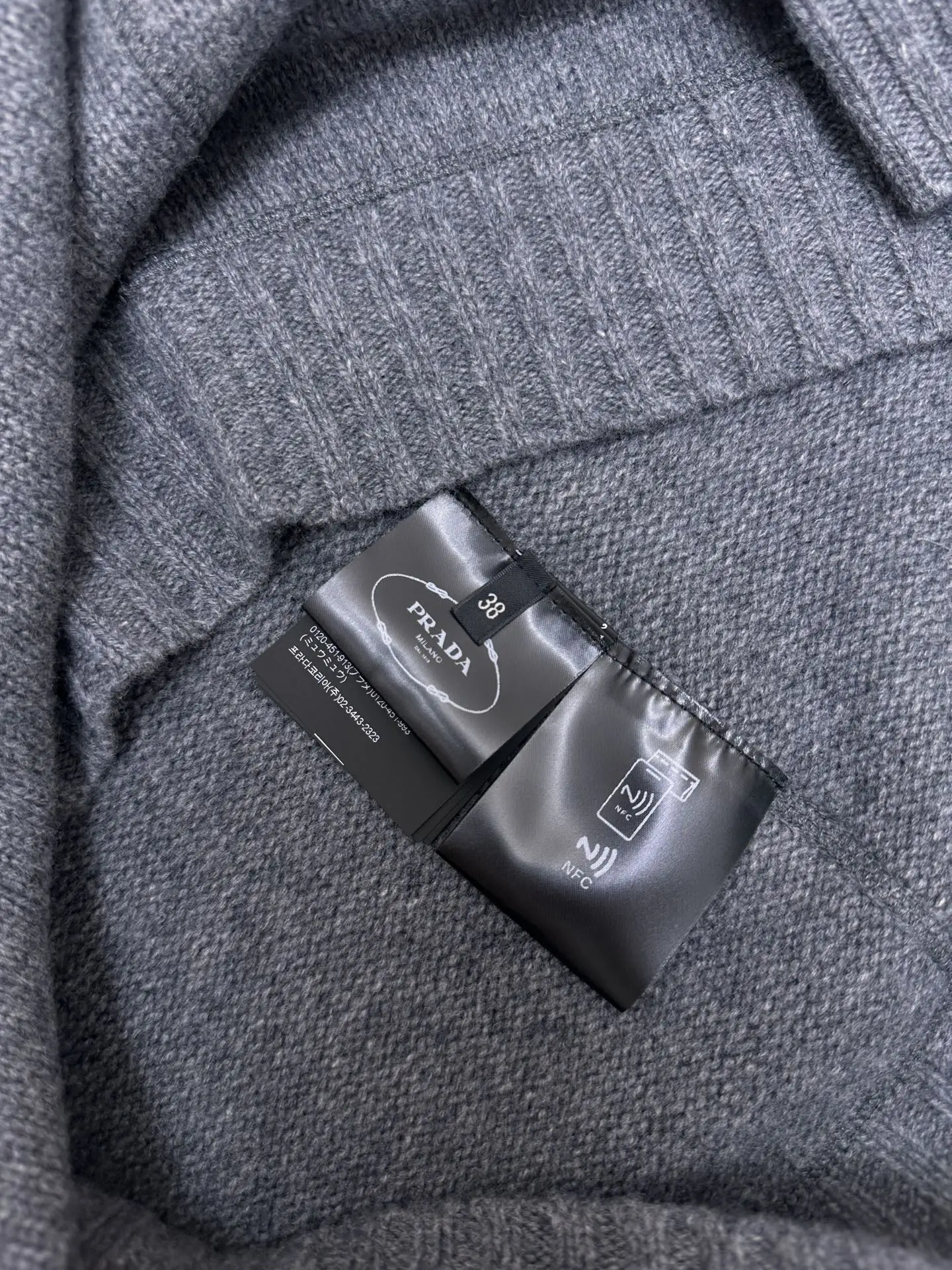 Logo-Intarsia Wool and Cashmere-Blend Sweater D33519107 — view 8