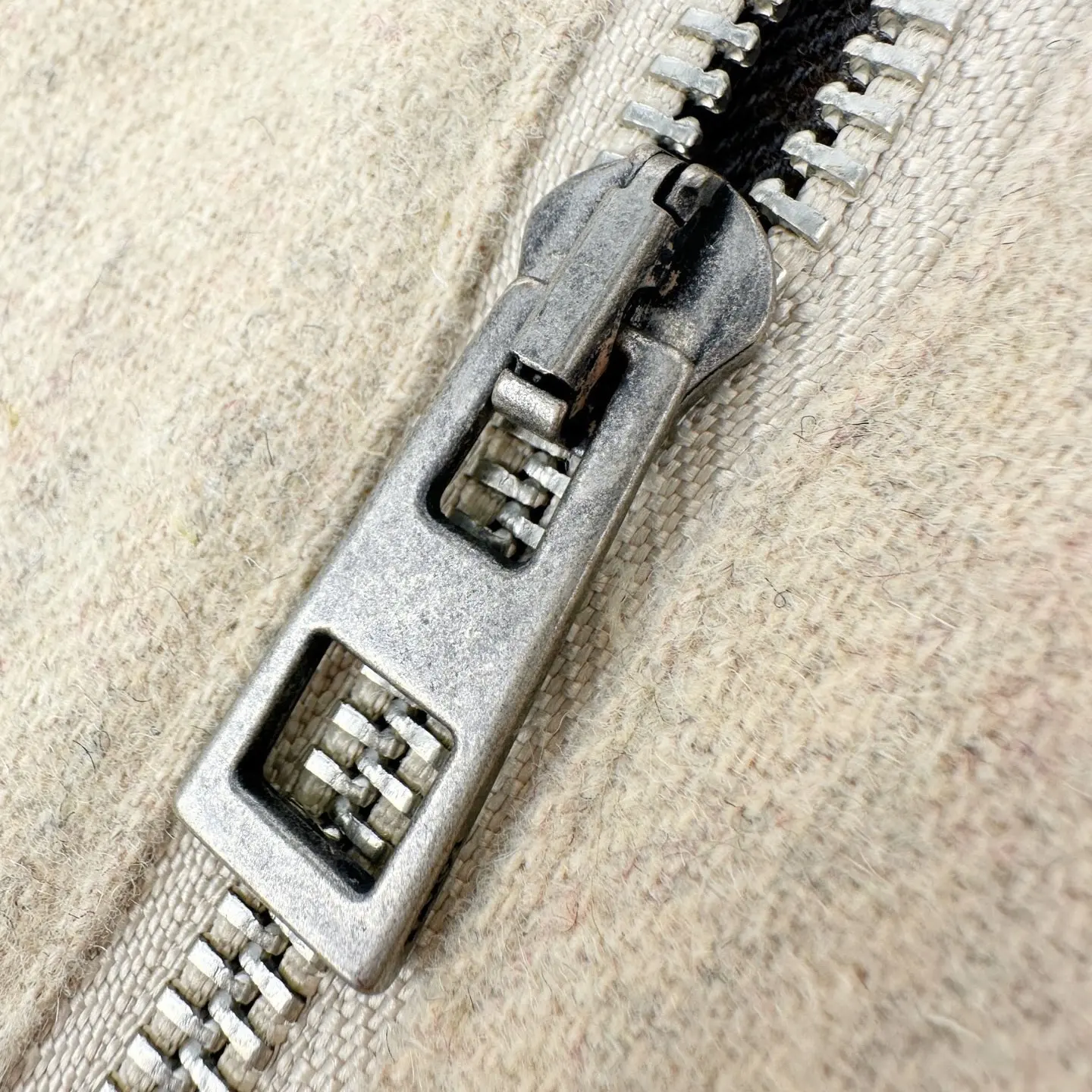 Anagram Embossed Wool-Blend Zip-Up Jacket D33521222 — view 9