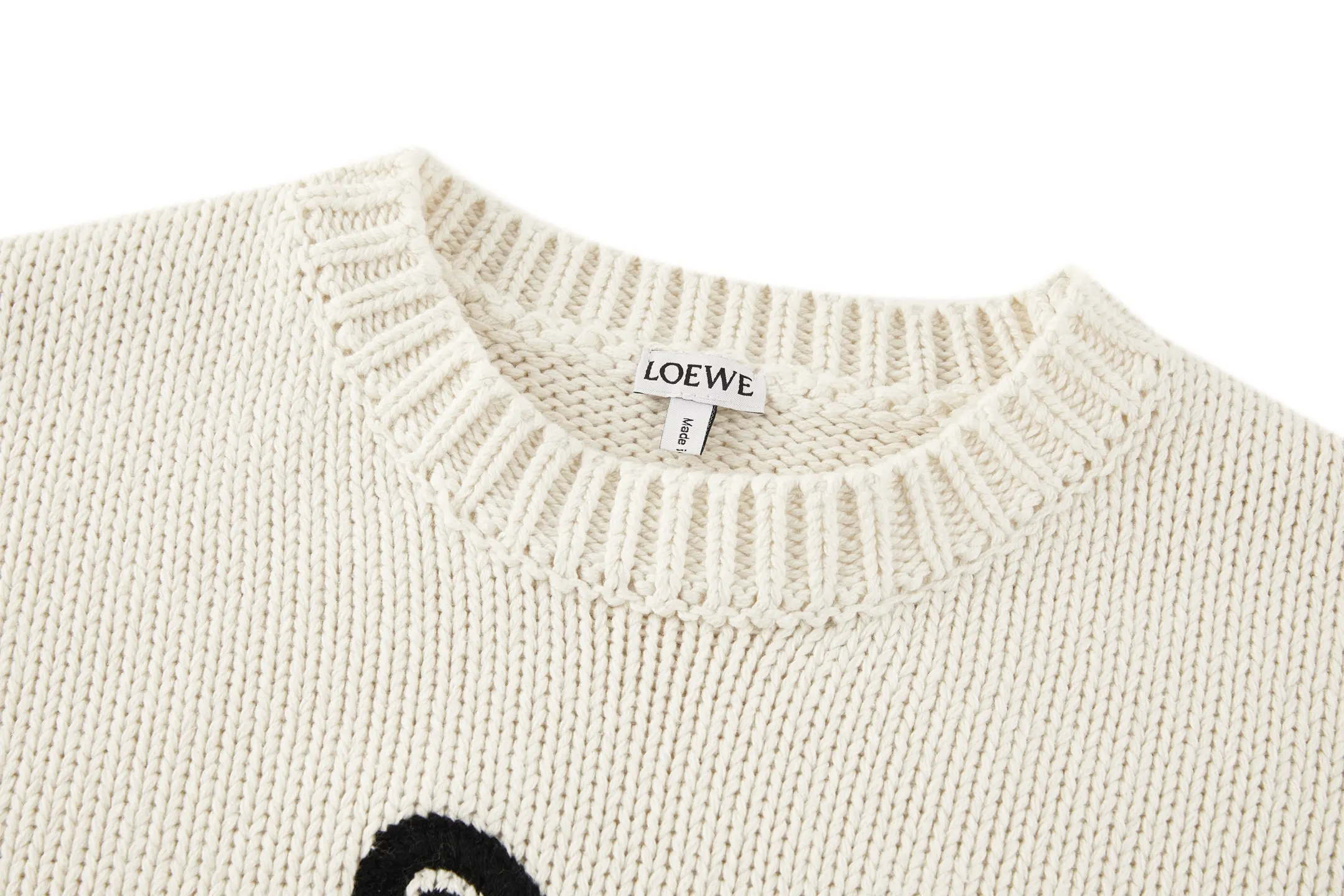 Anagram Lucky Cat Embroidered Wool-Blend Sweater D33513763 — view 3