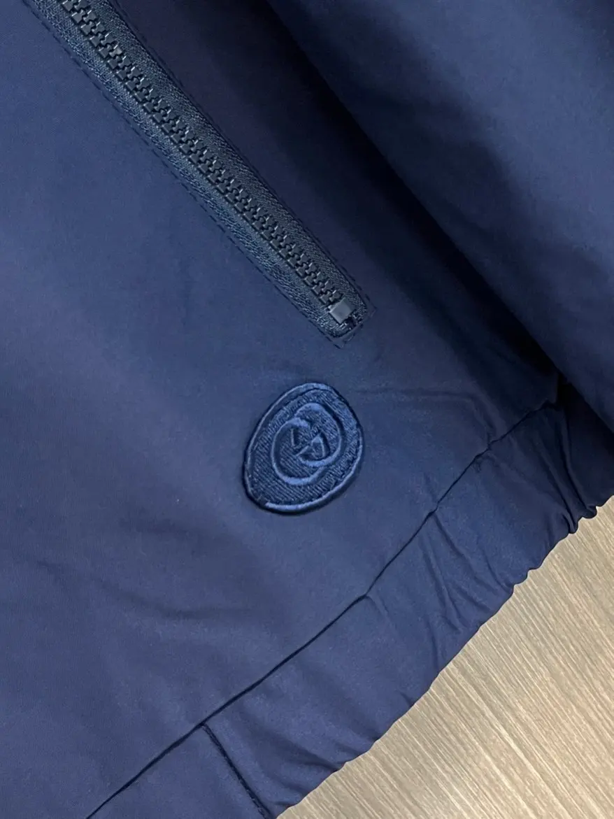 Monogram Panel Zip-Up Hooded Jacket D34014324 — view 7