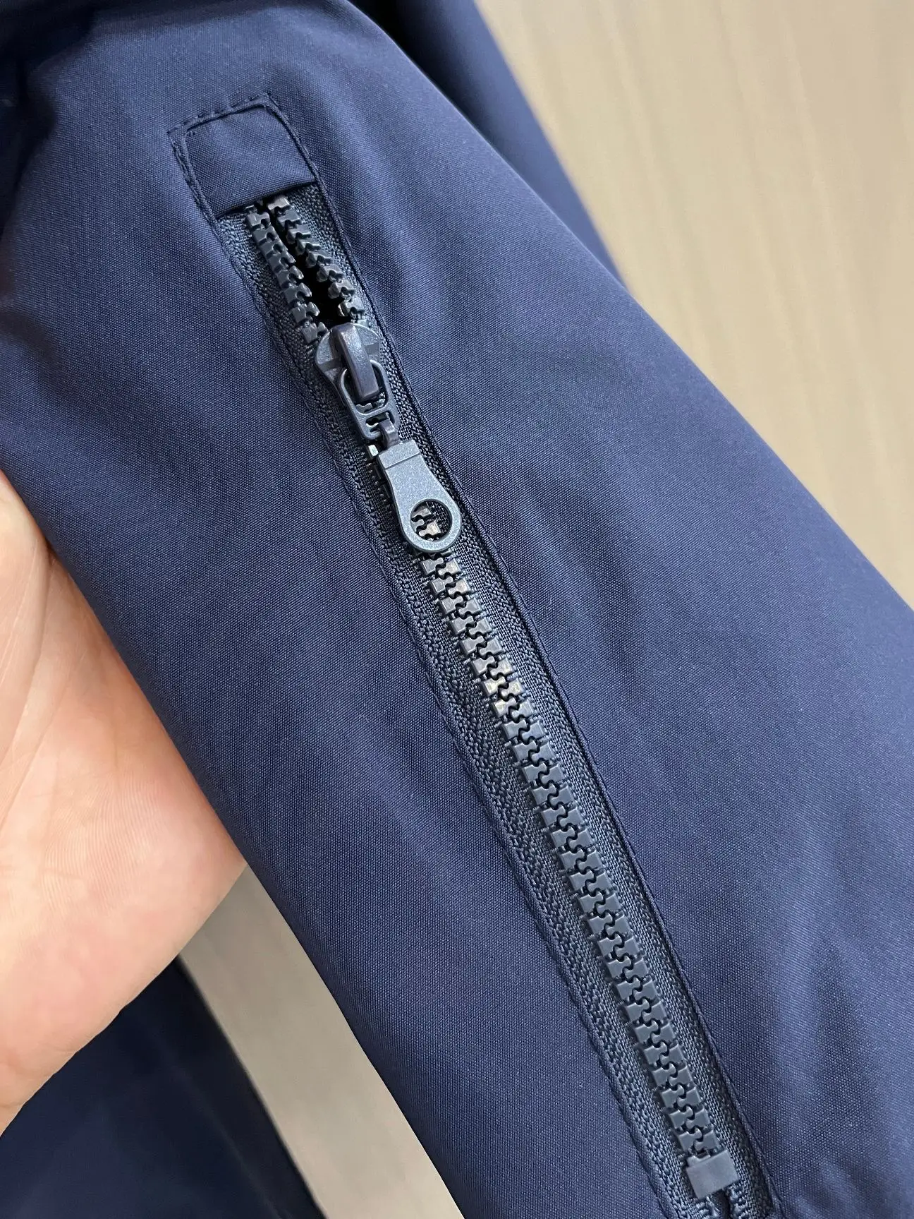 Monogram Panel Zip-Up Hooded Jacket D34014324 — view 8