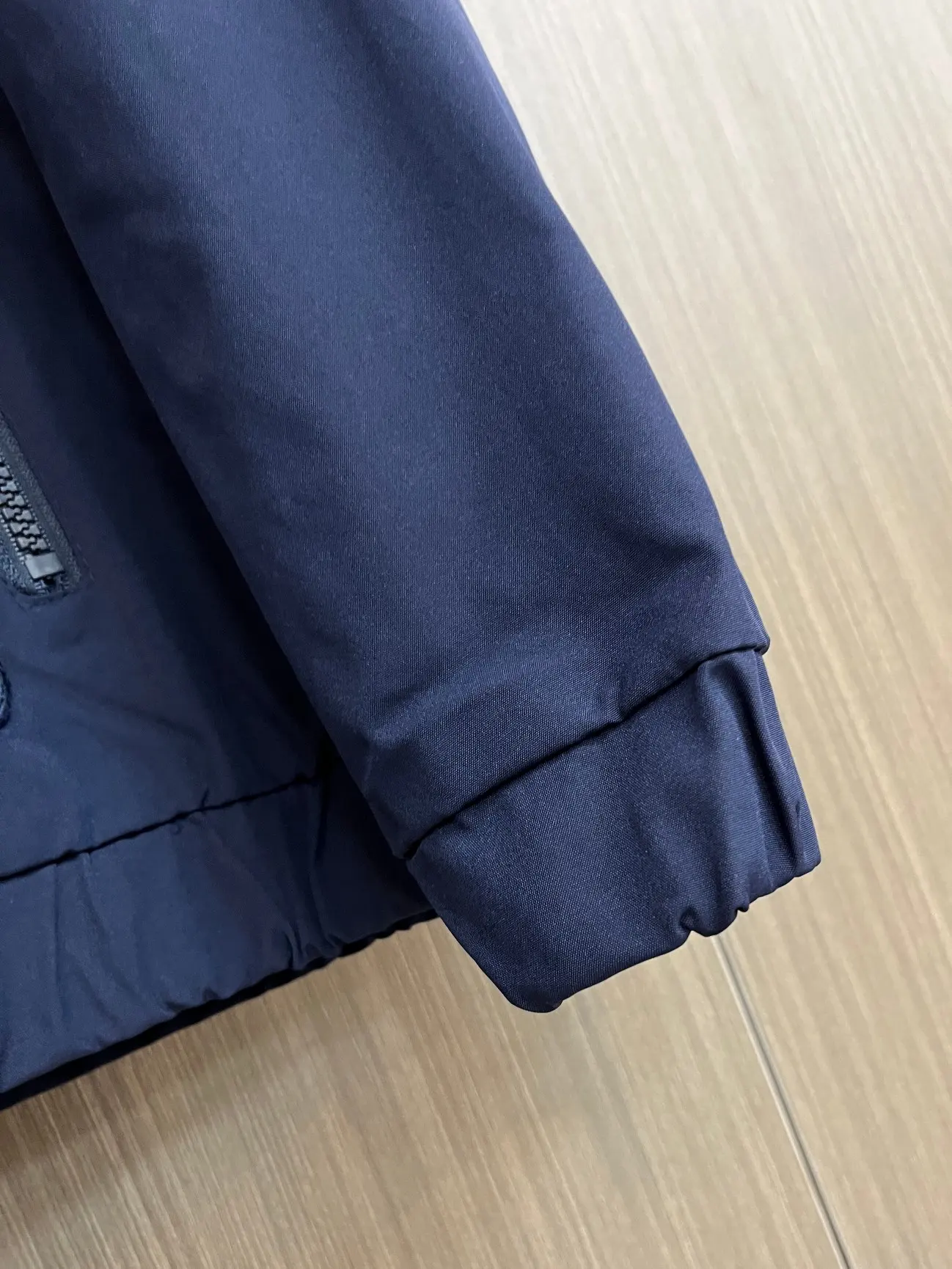 Monogram Panel Zip-Up Hooded Jacket D34014324 — view 9