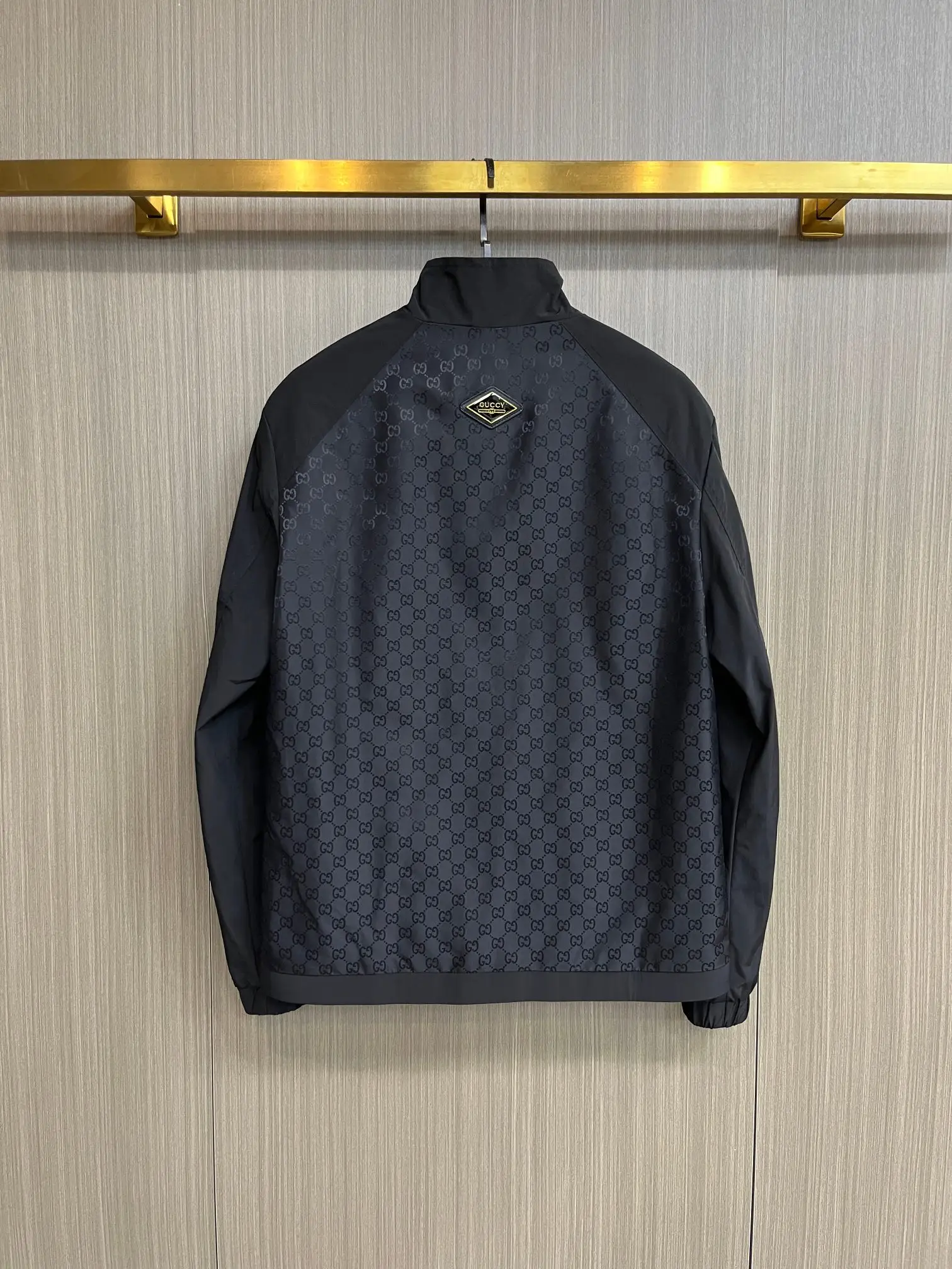 Monogram Panel Zip-Up Jacket D34014322 — view 2