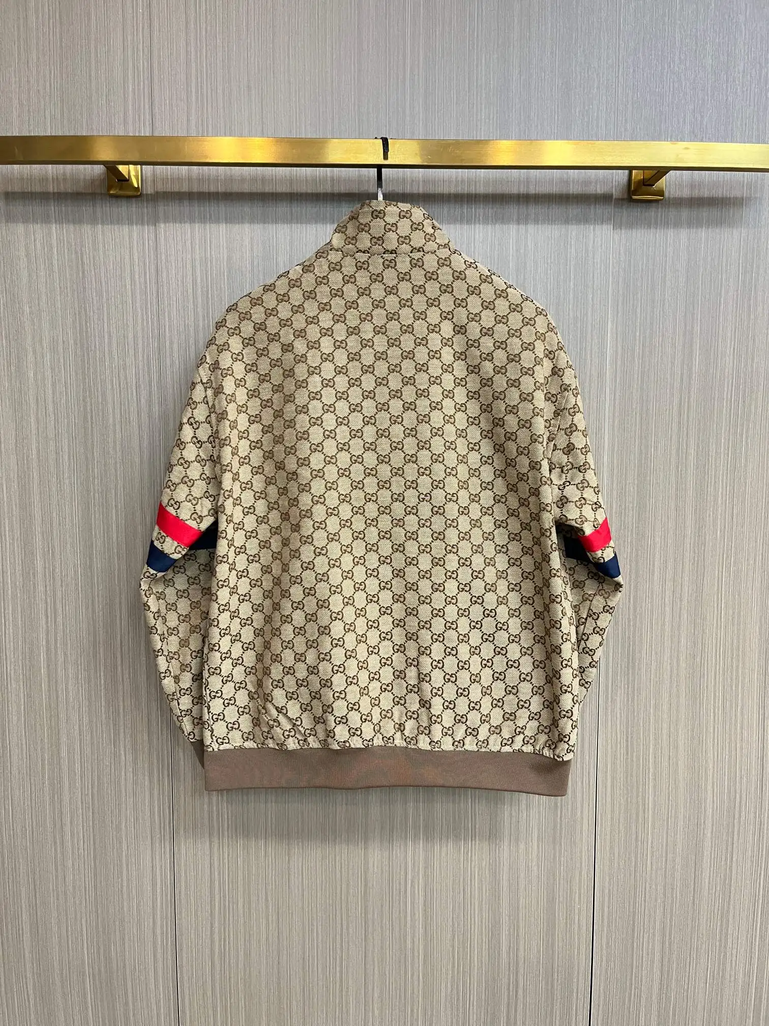 GG Monogram Web-Stripe Zip-Up Jacket D34014326 — view 2