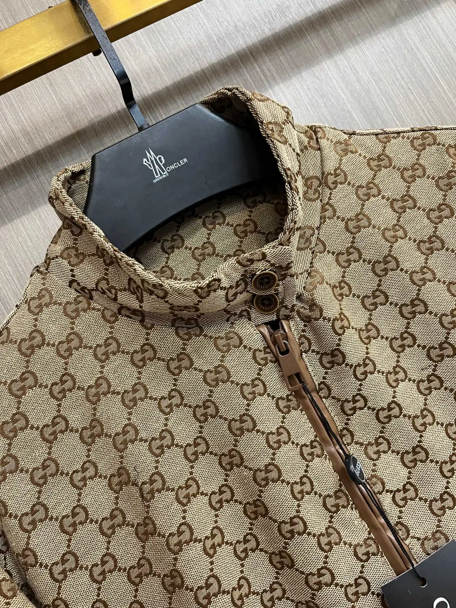 GG Monogram Web-Stripe Zip-Up Jacket D34014326 — view 3