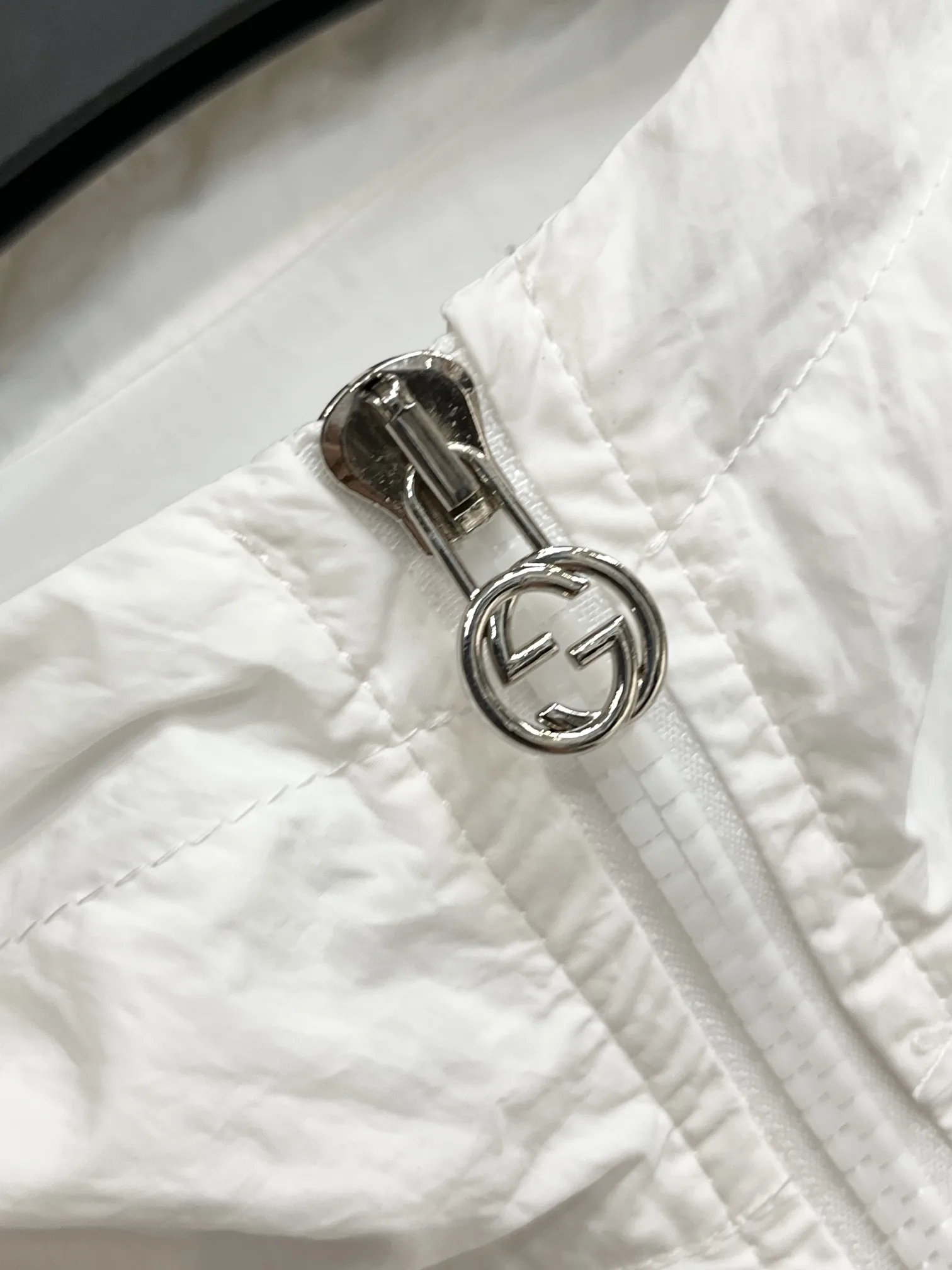 Web-Stripe Hooded Windbreaker and Shorts Set D34014547 — view 6