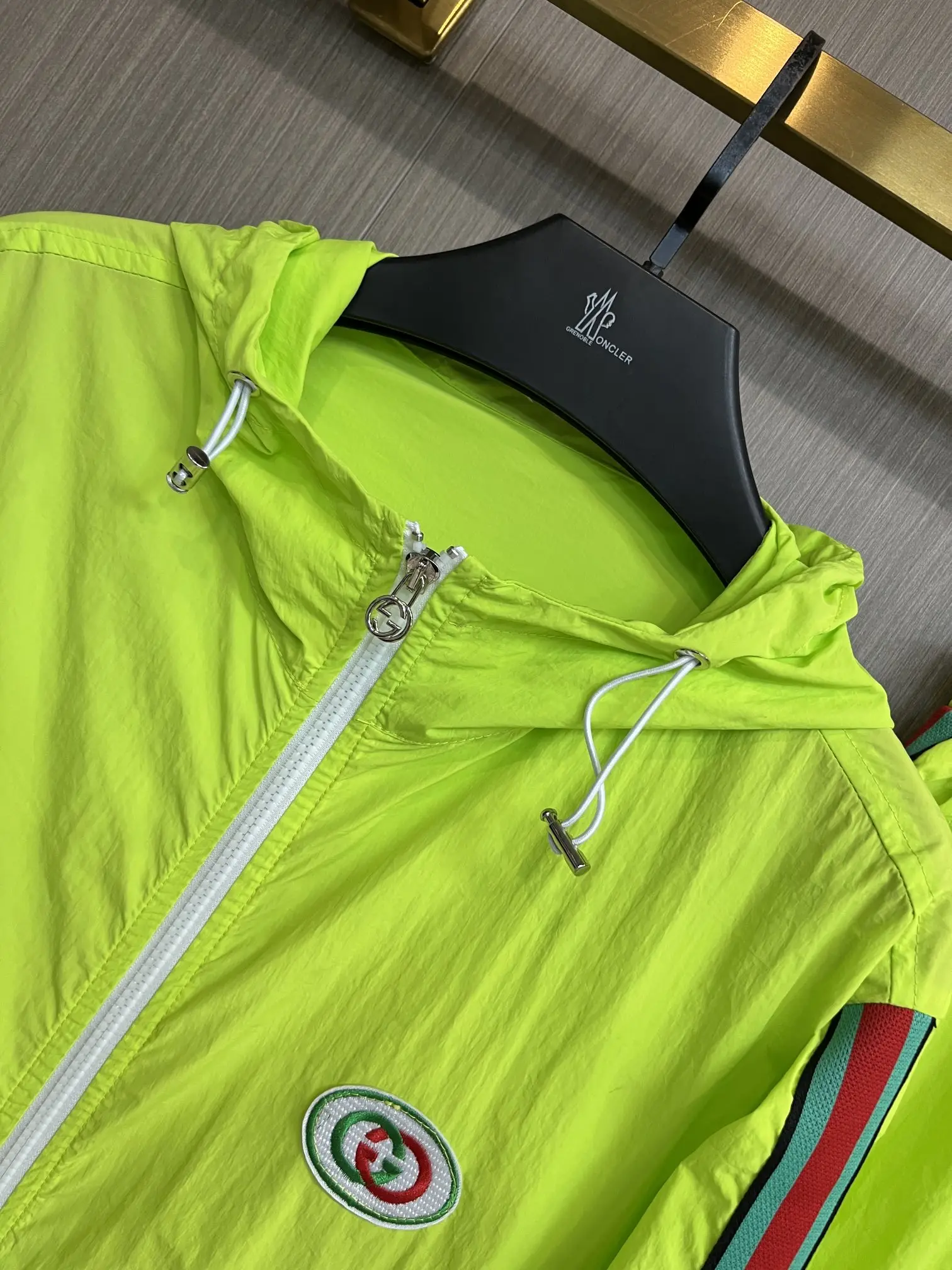 Logo-Appliquéd Hooded Windbreaker and Shorts Set D34014541 — view 6