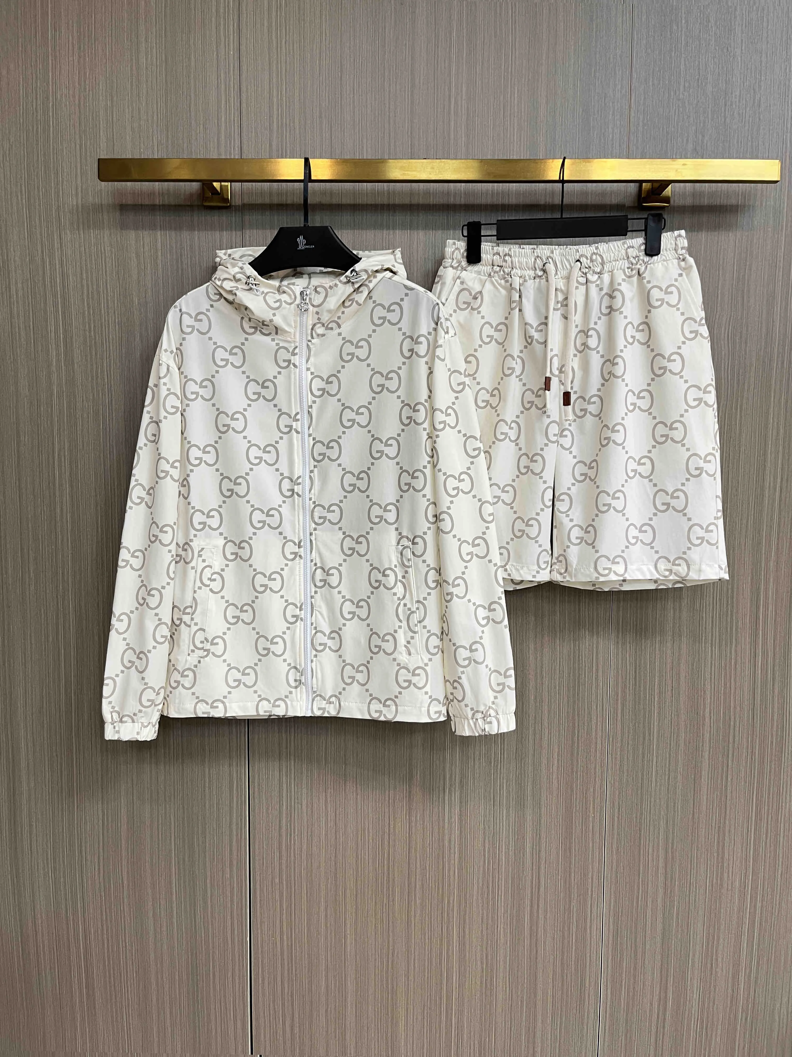 Monogram Hooded Windbreaker and Shorts Set D34014404