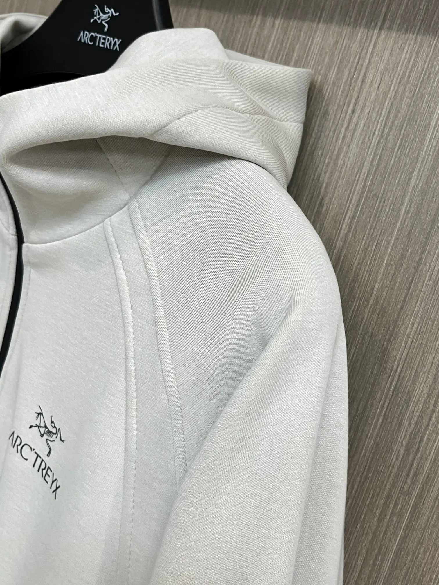 Logo-Embroidered Hooded Softshell Jacket D34014318 — view 6
