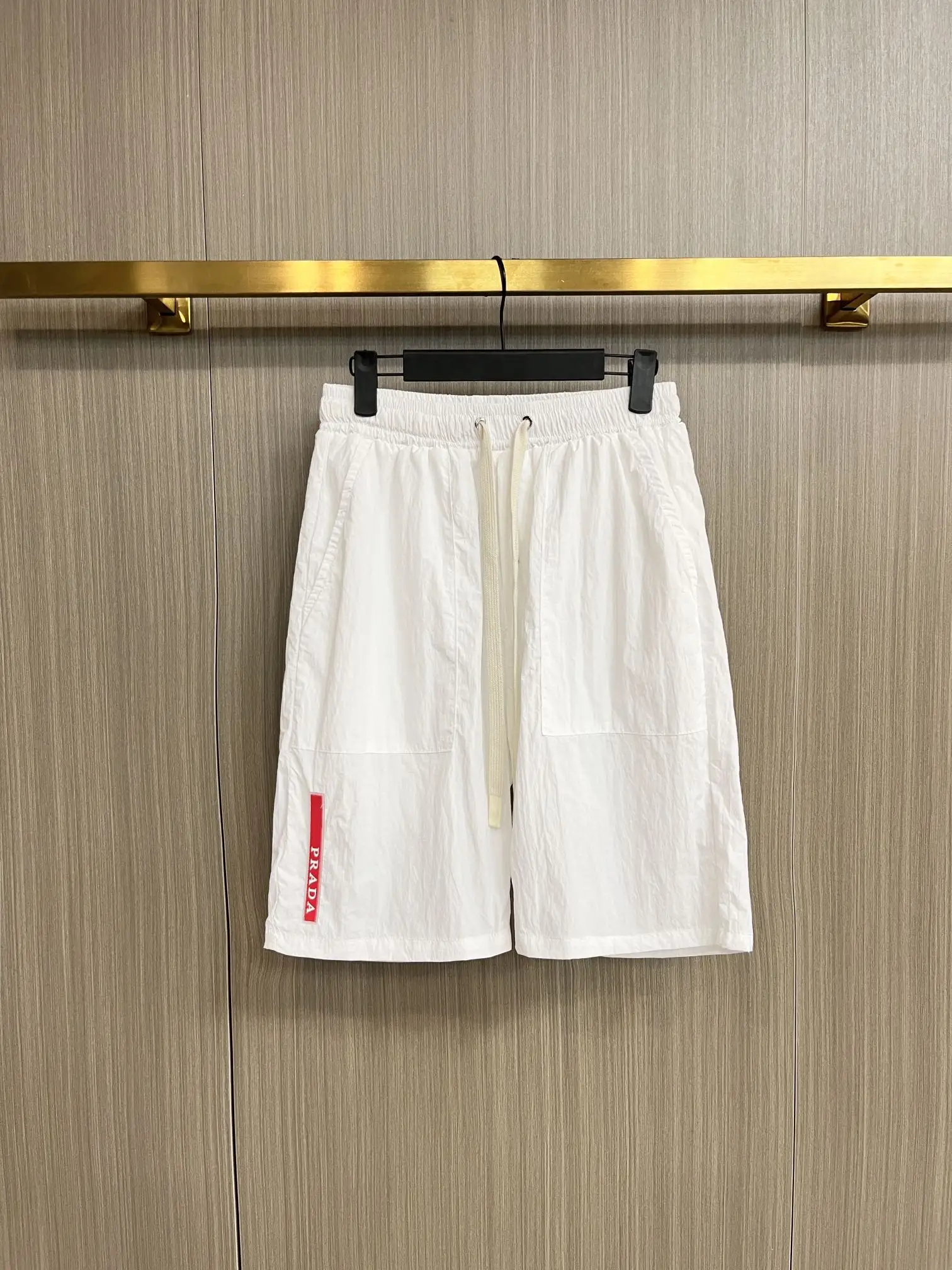 Logo-Patch Hooded Windbreaker and Shorts Set D34014559 — view 3