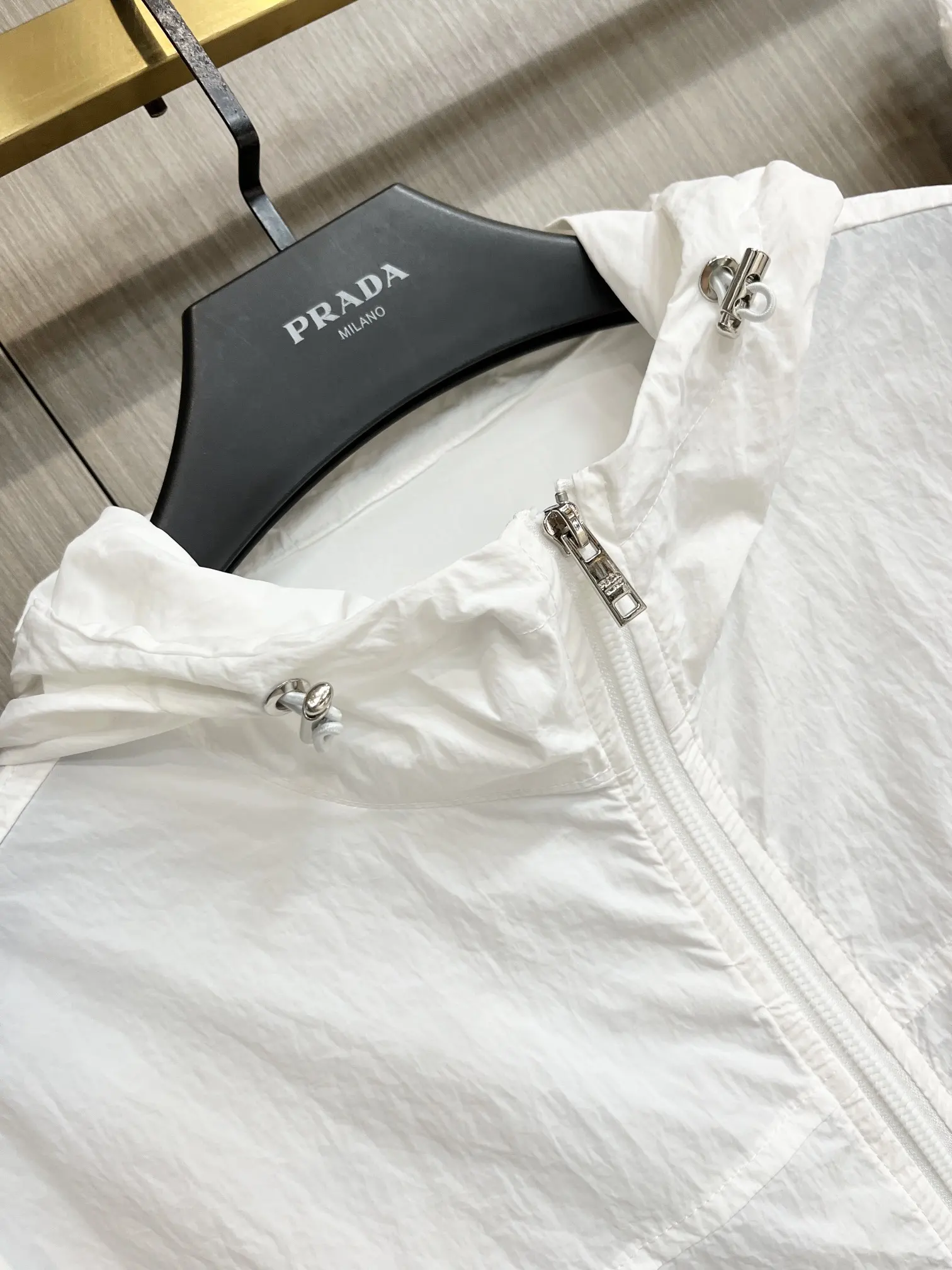 Logo-Patch Hooded Windbreaker and Shorts Set D34014559 — view 10