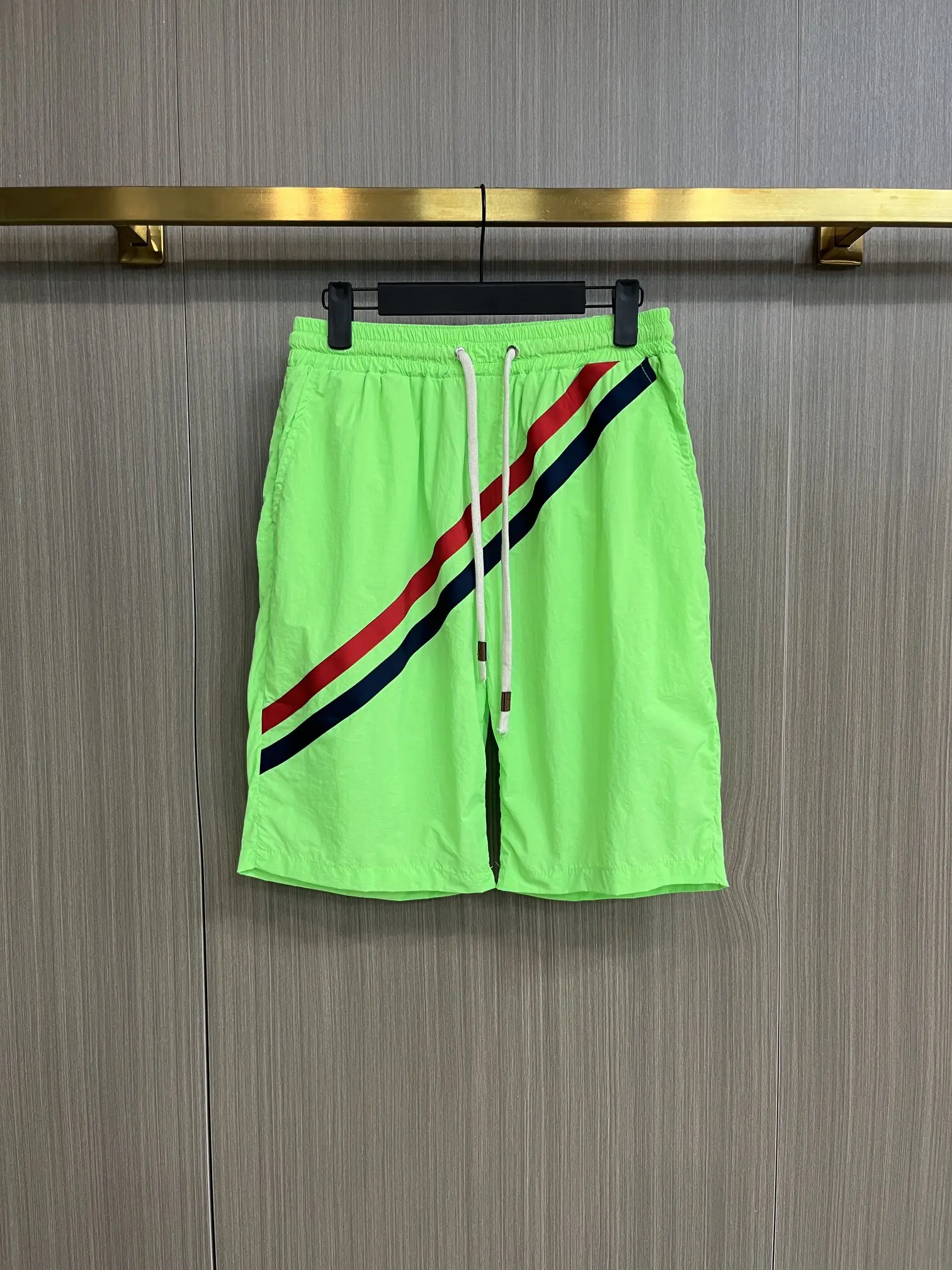 Moncler Striped Hooded Windbreaker and Shorts Set D34014539 — view 3