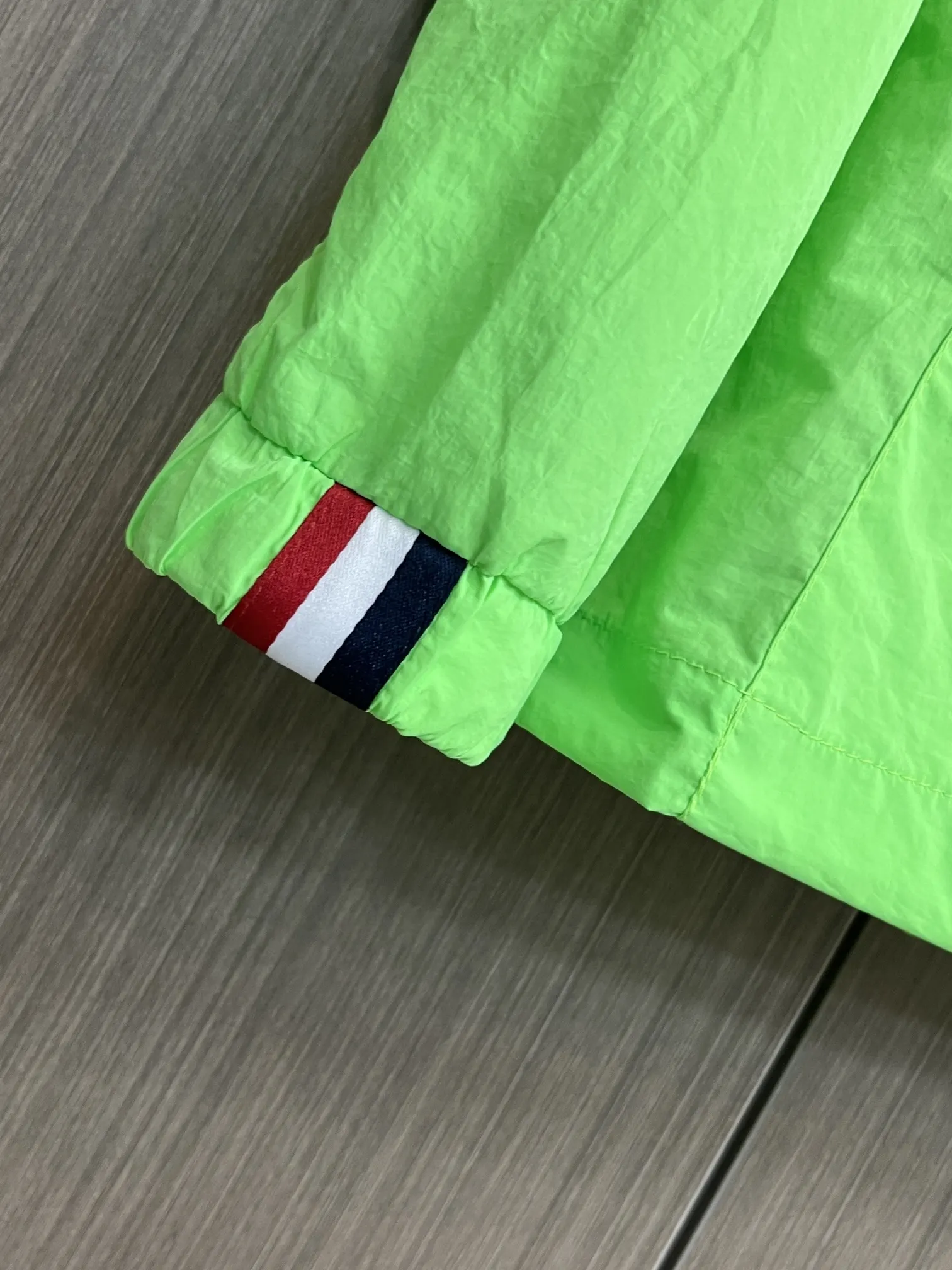 Moncler Striped Hooded Windbreaker and Shorts Set D34014539 — view 5