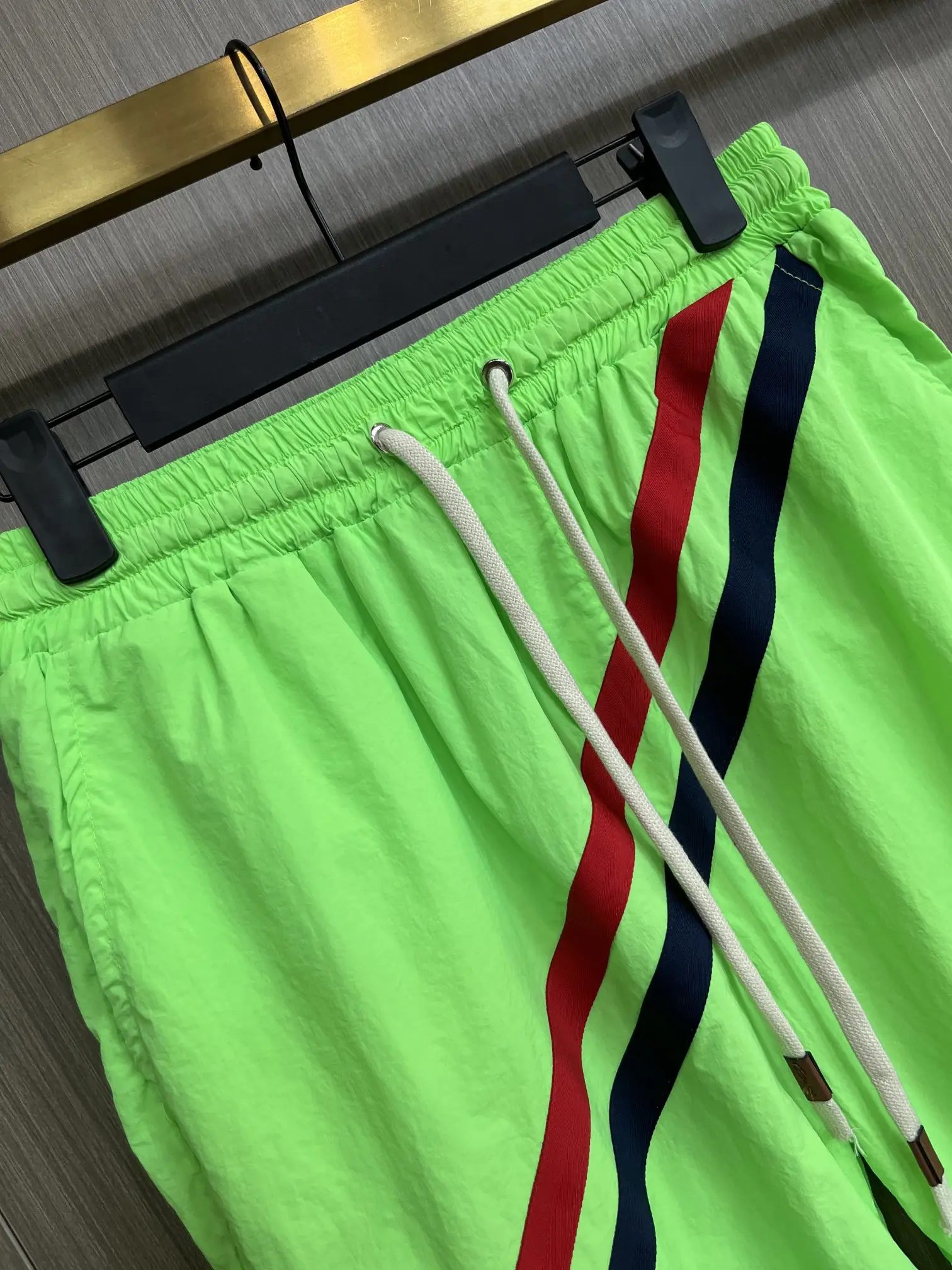 Moncler Striped Hooded Windbreaker and Shorts Set D34014539 — view 6