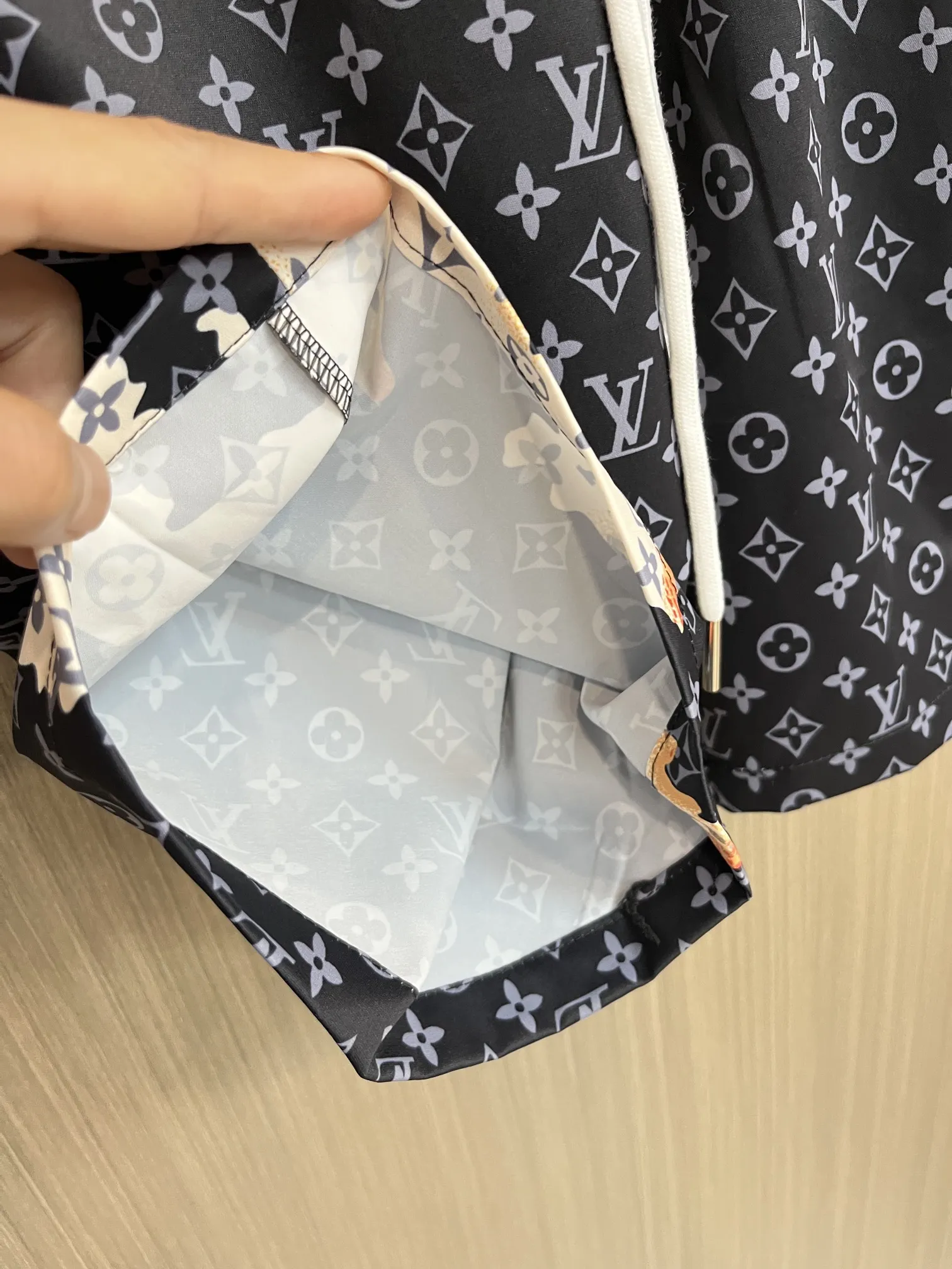 Monogram Print Hooded Jacket and Shorts Set D34014554 — view 6