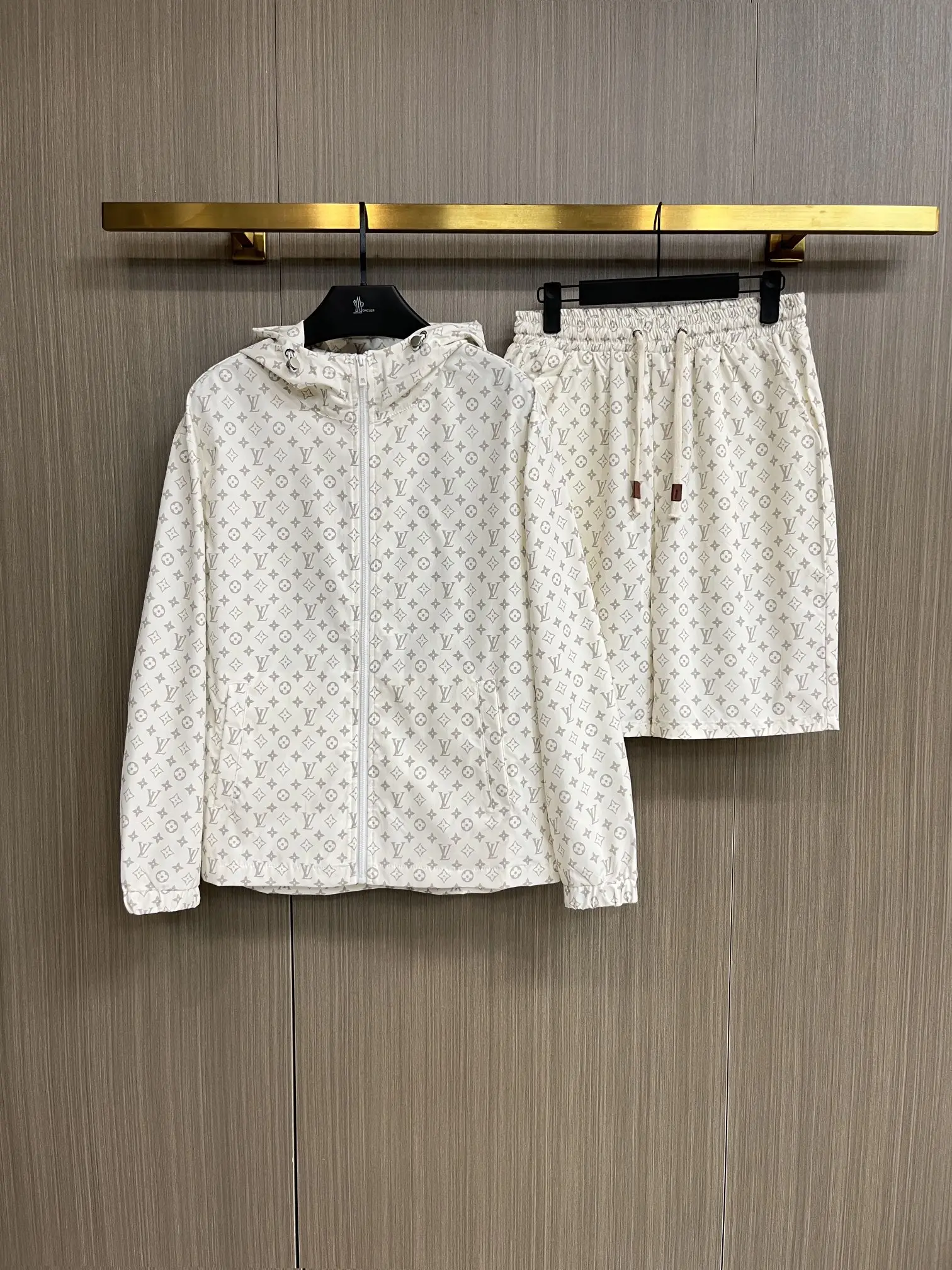 Monogram Print Windbreaker and Shorts Set D34014557