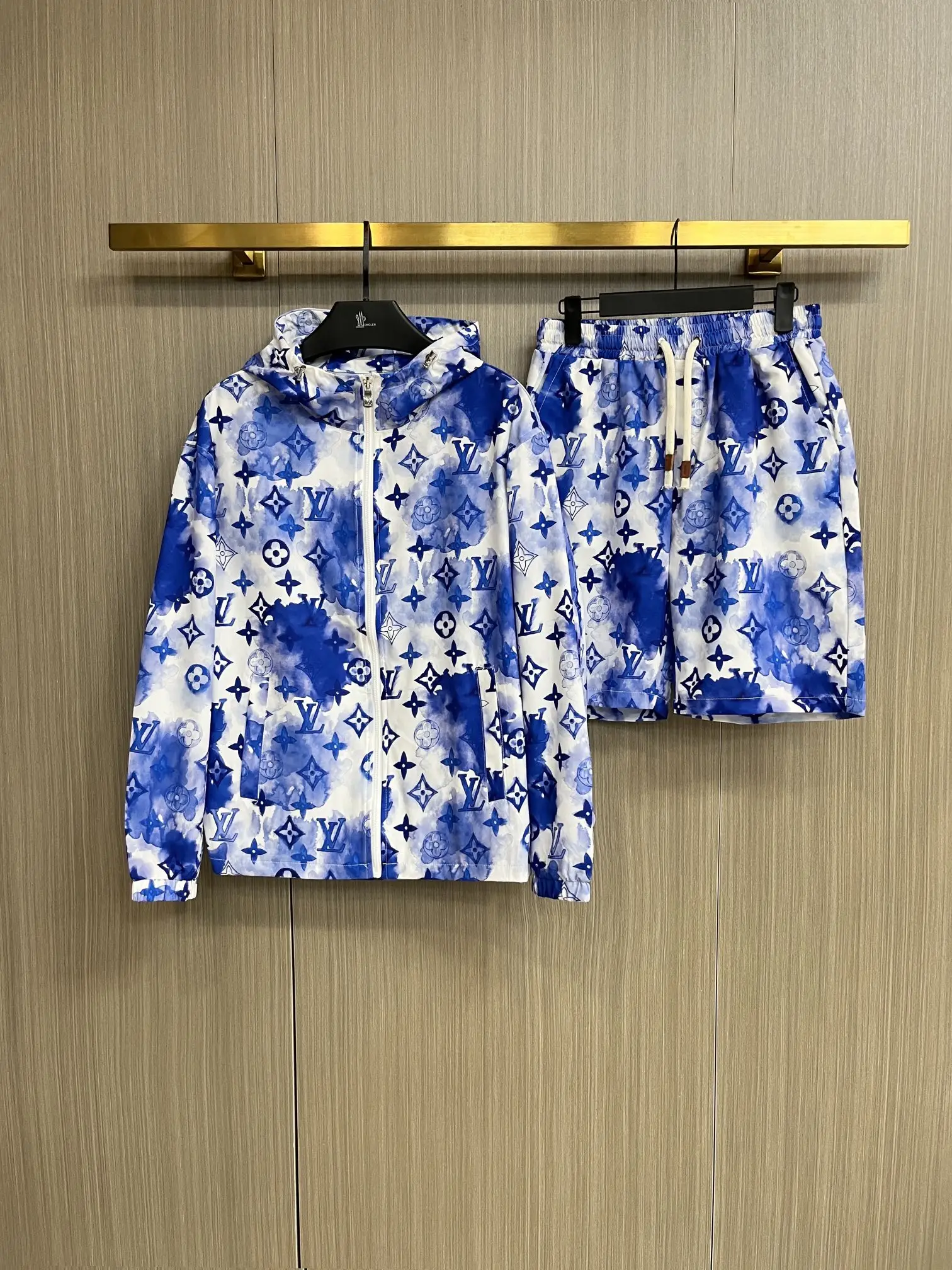 Monogram Watercolor Windbreaker and Shorts Set D34014543