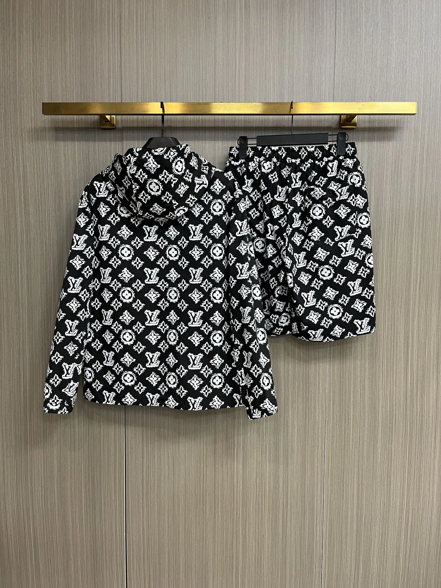 Monogram Print Windbreaker and Shorts Set D34014556 — view 2
