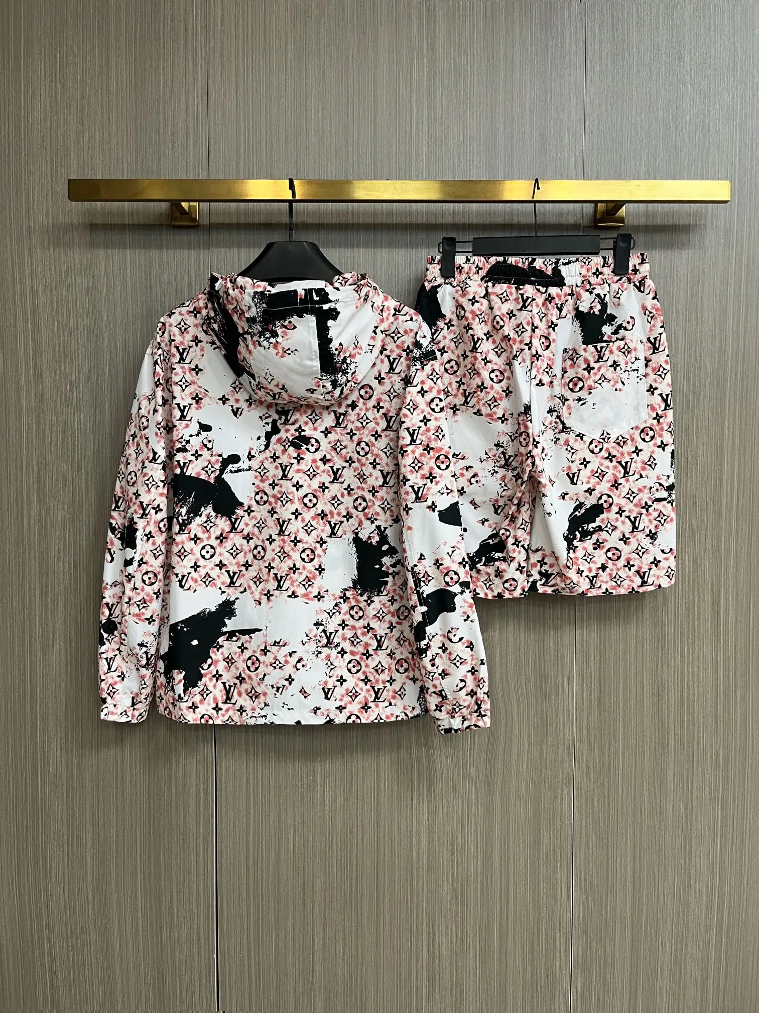 Monogram Print Windbreaker and Shorts Set D34014544 — view 2