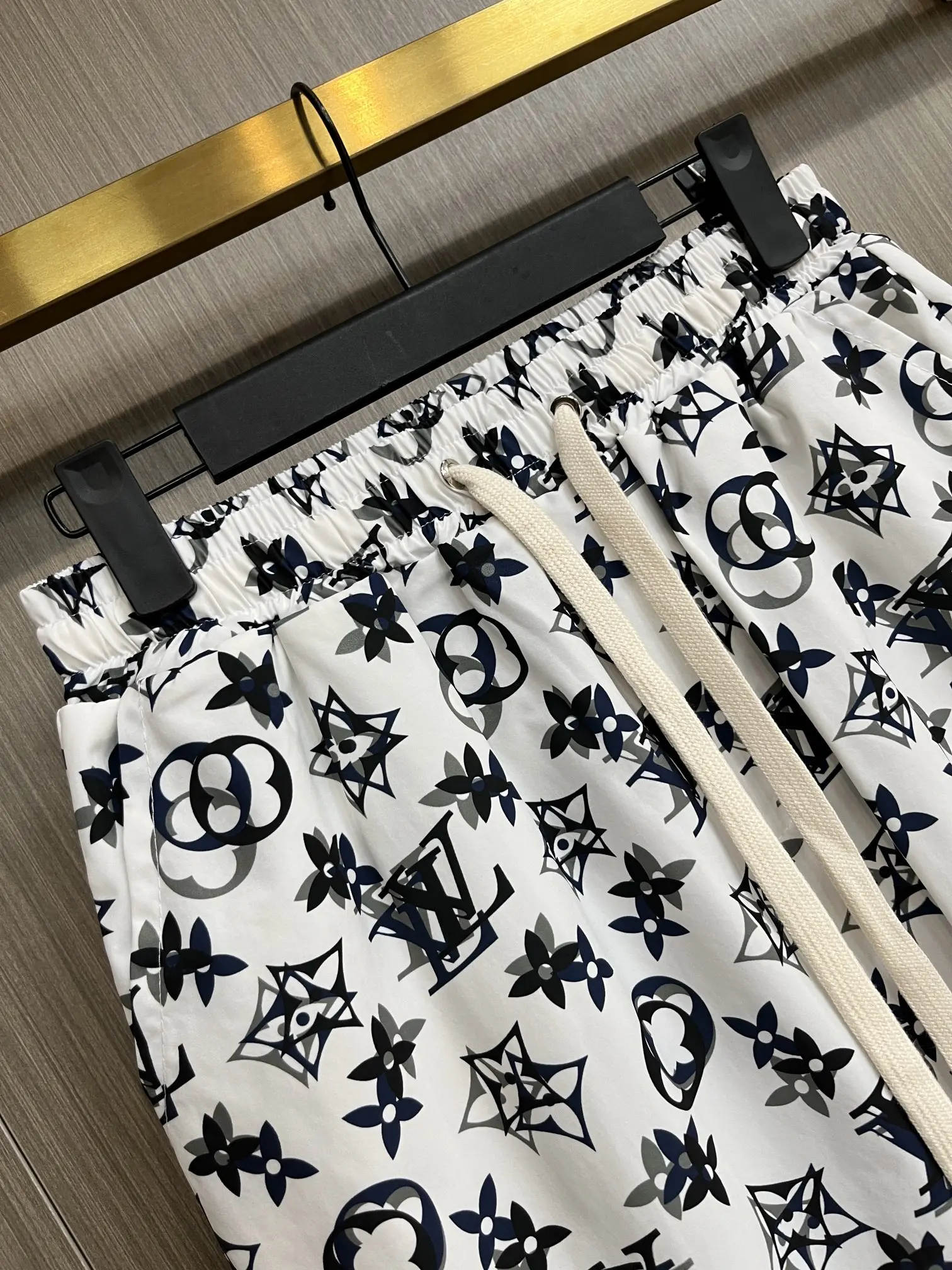 Monogram Print Hooded Windbreaker and Shorts Set D34014552 — view 6