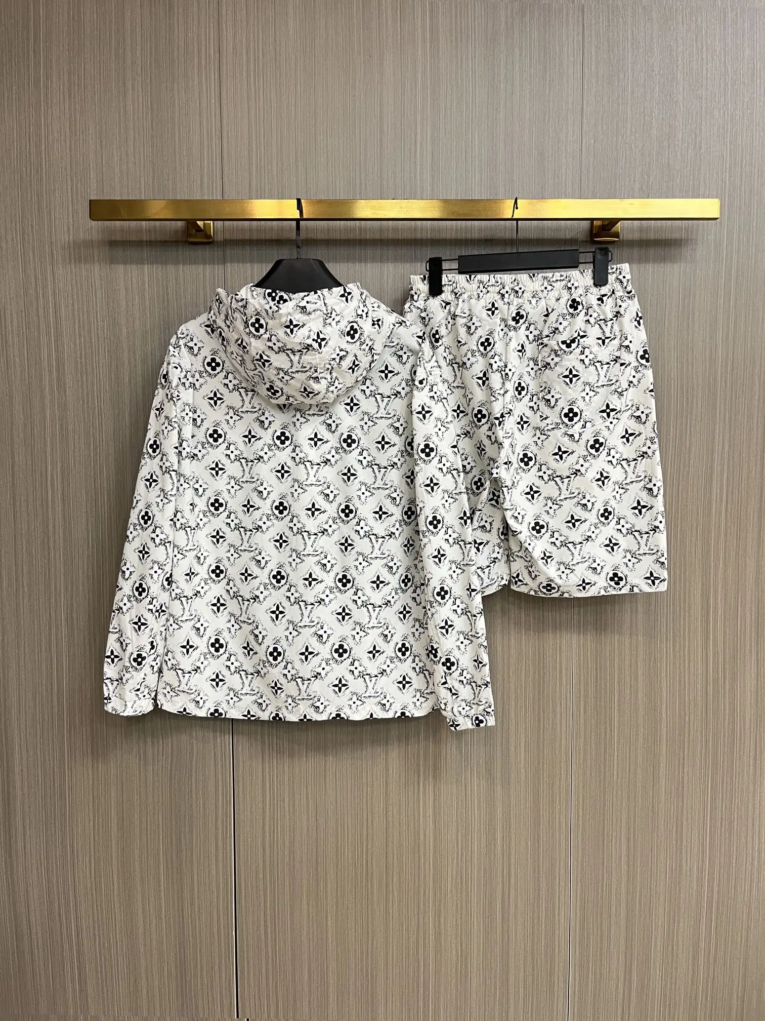 Monogram Print Windbreaker and Shorts Set D34014538 — view 2