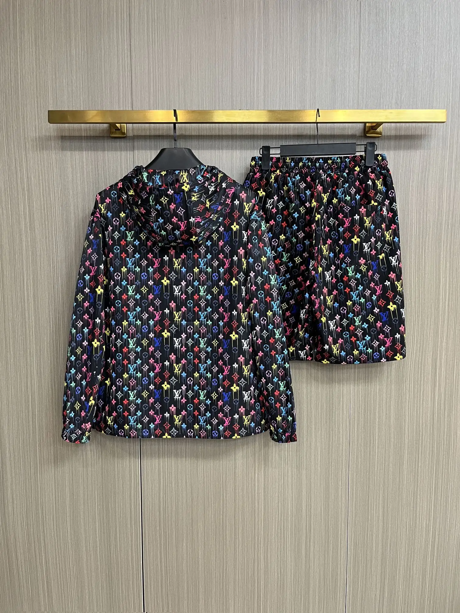 Monogram Print Windbreaker and Shorts Set D34014548 — view 2