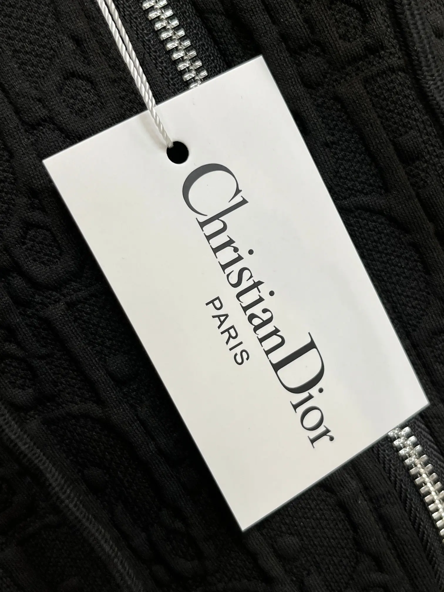 Oblique Jacquard Zip-Up Hooded Jacket D34014320 — view 8